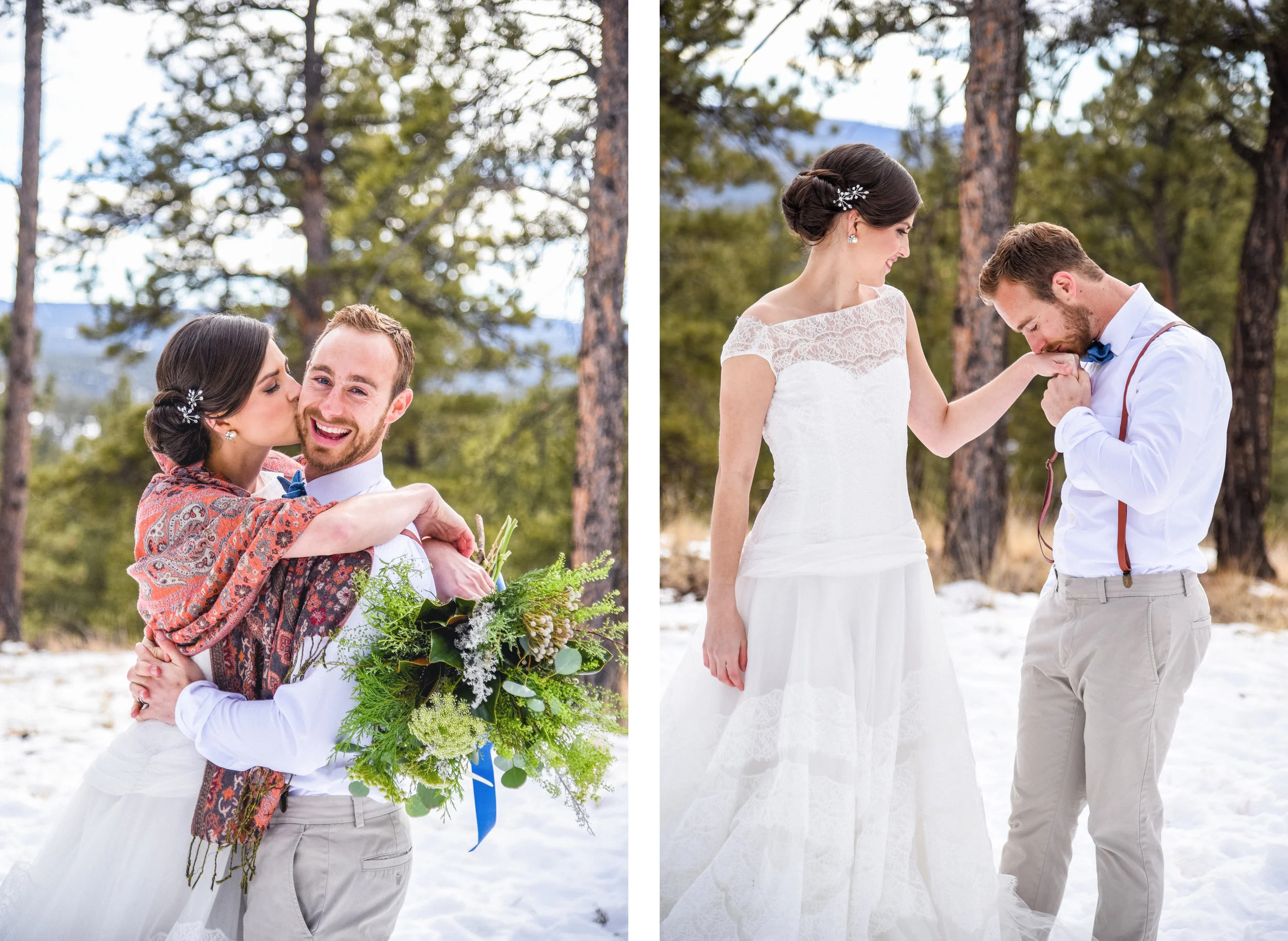 rocky mountain elopement, bride and groom portraits pikes peak, colorado wedding photographer, denver wedding photographer, colorado elopement photographer, colorado intimate and small wedding photographer,