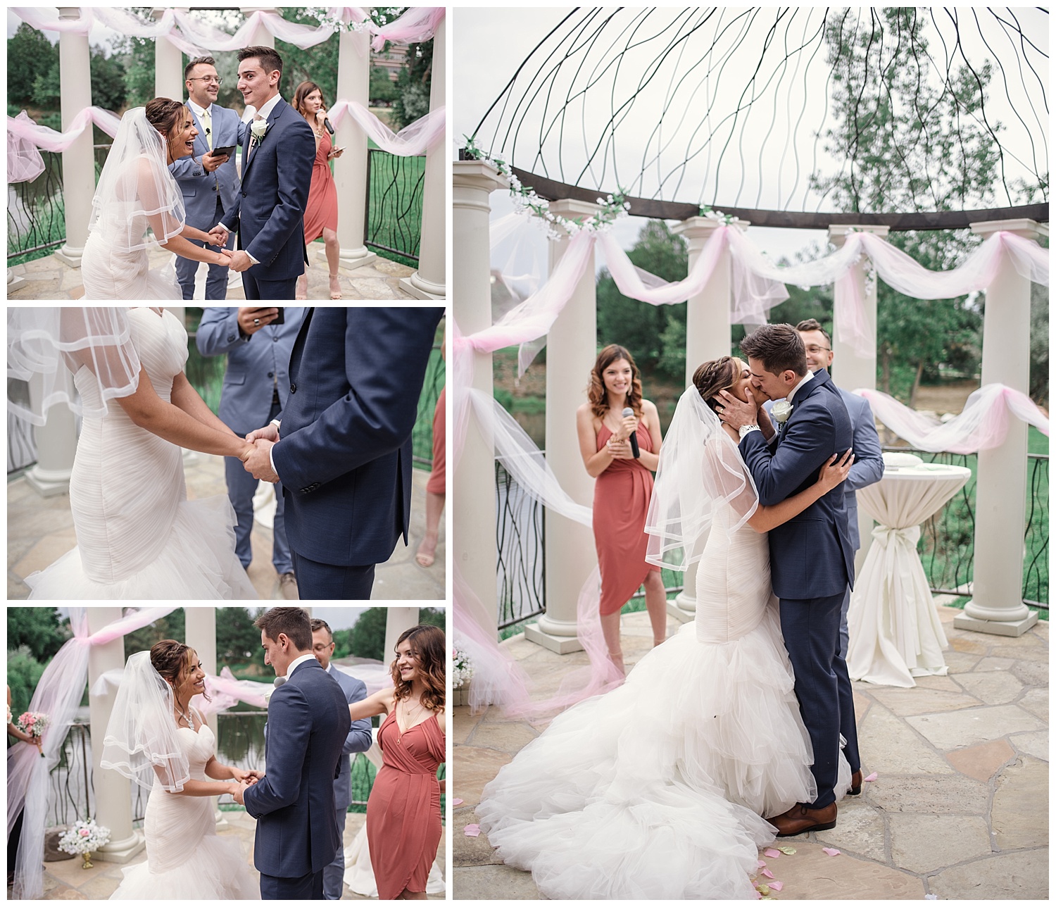 wedding ceremony, Baldoria on the water wedding, Colorado wedding photographer, denver wedding photographer, intimate colorado wedding photographer, downtown denver wedding photographer,