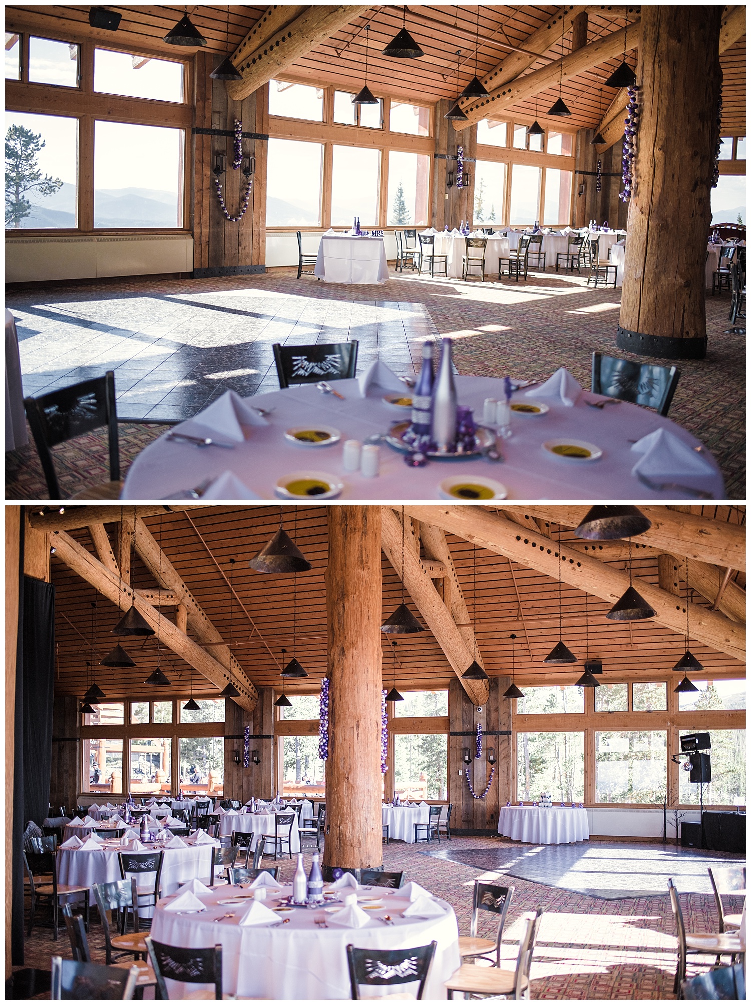Winter park wedding, winter park photographer, mountain wedding photography, colorado wedding photographer, denver wedding photographer, purple wedding decor, mountain wedding, rustic wedding in colorado, small wedding photographer colorado, intimate wedding photographer colorado, sunspot winter park