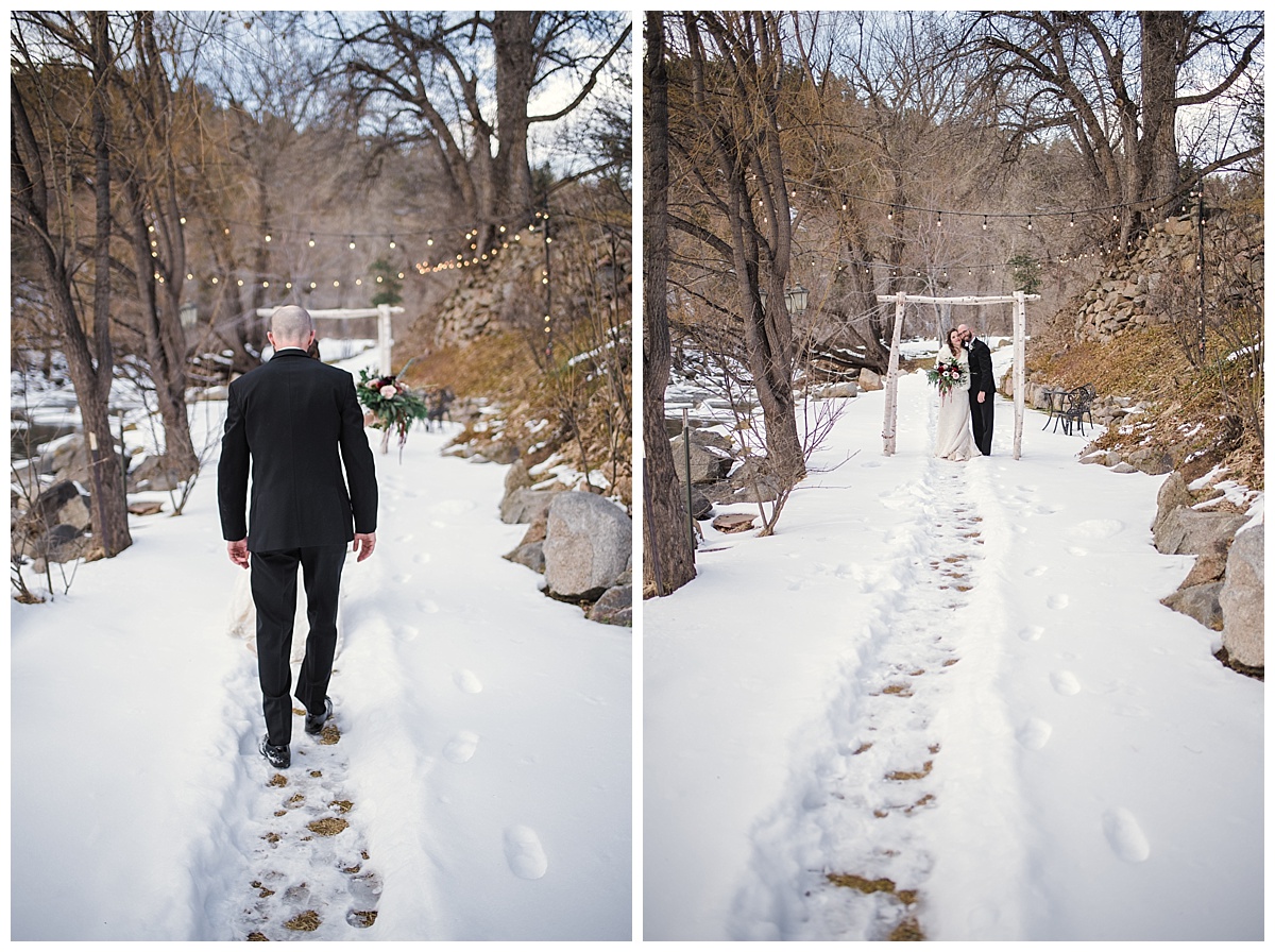 Bride and Groom portraits along river, Winter wedding in Boulder, Maroon and Navy wedding, Boulder Creek, Wedgewood on Boulder Creek, Rocky mountain adventure elopement, colorado wedding photographer, denver wedding photography, denver elopement photographer, colorado elopement photographer, Rocky Mountain Adventure Elopements, looks like film colorado, best wedding photographer colorado, best wedding photographer denver, downtown denver wedding, downtown wedding photographer, colorado photographer, denver photographer, rocky mountains, colorado wedding, denver wedding, couples portraits wedding, colorful wedding, love couples wedding photos, romantic wedding photos, fine art denver photographer, fine art colorado photographer,