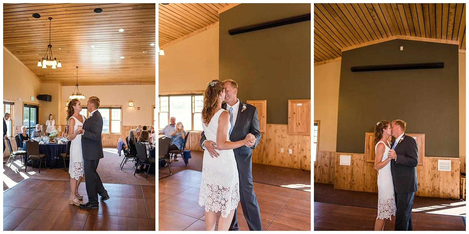 first dance at wedding, YMCA Snow Mountain Wedding, Rocky Mountain Wedding Photographer, Colorado Wedding Photographer, Colorado Elopement Photographer, Denver Wedding Photographer