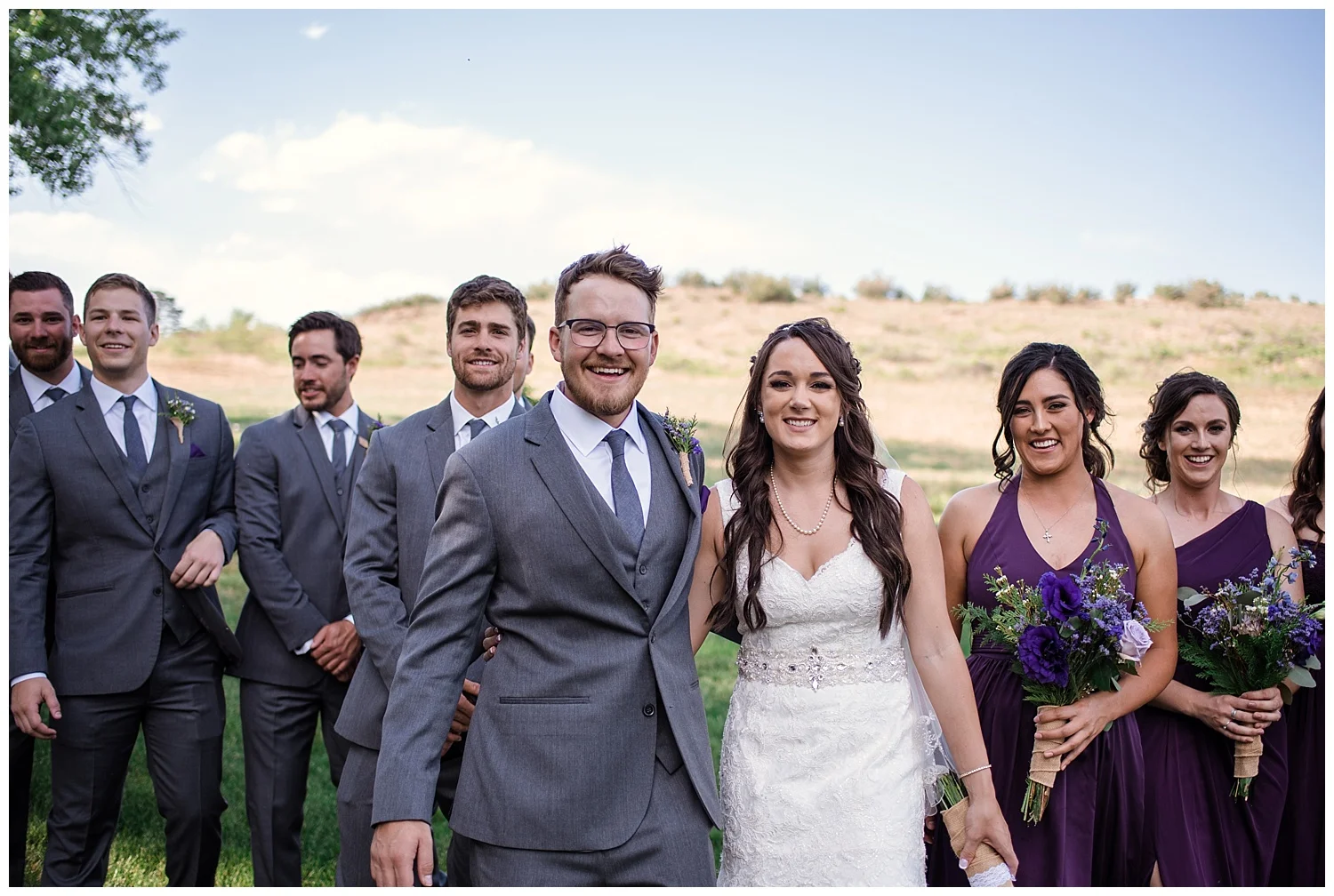 Purple and navy wedding day at Ellis Ranch in Loveland. Rocky Mountain Wedding Photographer, Downtown Denver Wedding Photographer, Colorado Wedding Photographer, Denver Wedding Photographer, Colorado Elopement Photographer,