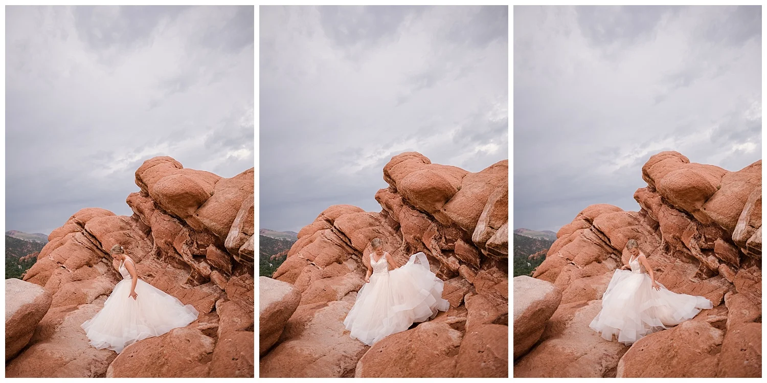 Military Wedding, bride and groom, navy suit groom, bride in a tulle dress, bridal portraits, dress blues groom, bridal party, romantic portraits at garden of the gods, bride and groom at garden of the gods, Colorado Wedding Photographer, Denver Wedding Photographer, Denver Elopement Photographer, Colorado Elopement Photographer, Rocky Mountain Wedding Photographer, Downtown Denver Photographer,