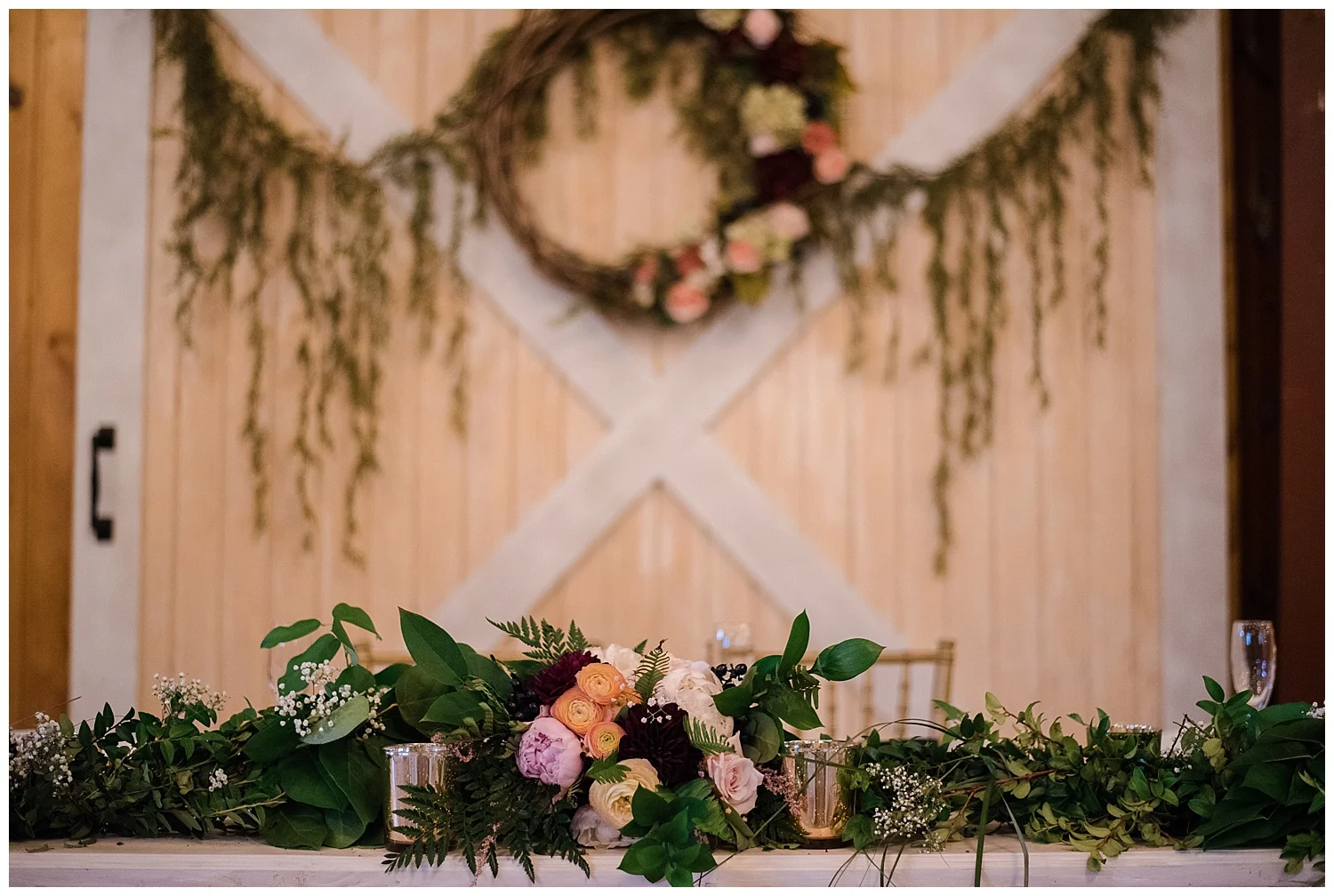 Military Wedding, wedding day details, bouquet on table, mercury glass votives, table set greenery, rustic lace barn, Colorado Wedding Photographer, Denver Wedding Photographer, Denver Elopement Photographer, Colorado Elopement Photographer, Rocky Mountain Wedding Photographer, Downtown Denver Photographer, colorado springs wedding