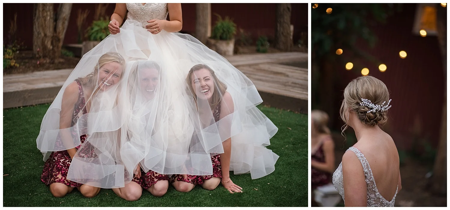 Military Wedding, bride smiling, bridal party, dress blues, groomsmen, bridesmaids, dress blues, Colorado Wedding Photographer, Denver Wedding Photographer, Denver Elopement Photographer, Colorado Elopement Photographer, Rocky Mountain Wedding Photographer, Downtown Denver Photographer, colorado springs wedding photographer