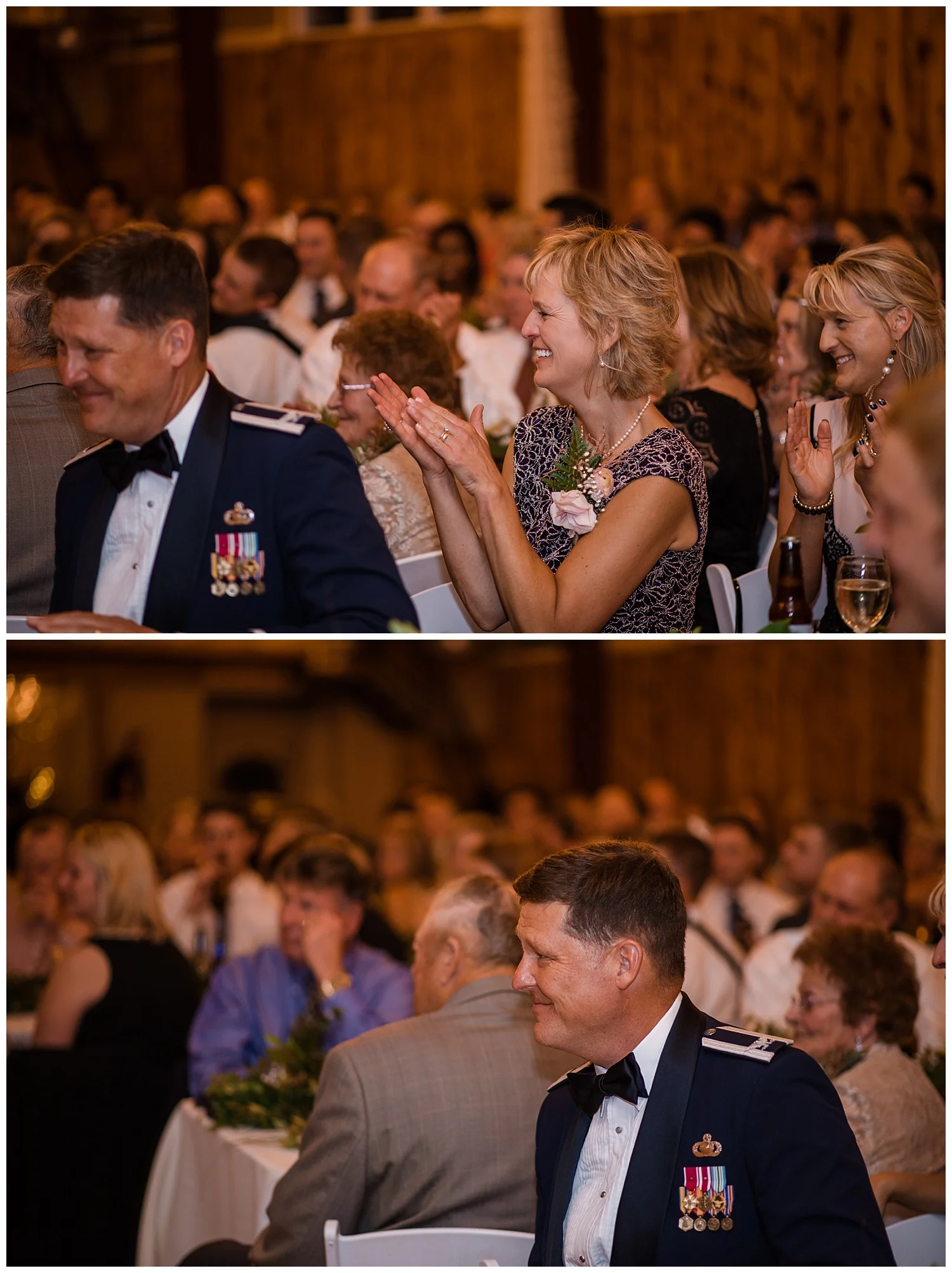 Military Wedding, wedding reception guest photos, smiling parents, Colorado Wedding Photographer, Denver Wedding Photographer, Denver Elopement Photographer, Colorado Elopement Photographer, Rocky Mountain Wedding Photographer, Downtown Denver Photographer, colorado springs wedding photographer