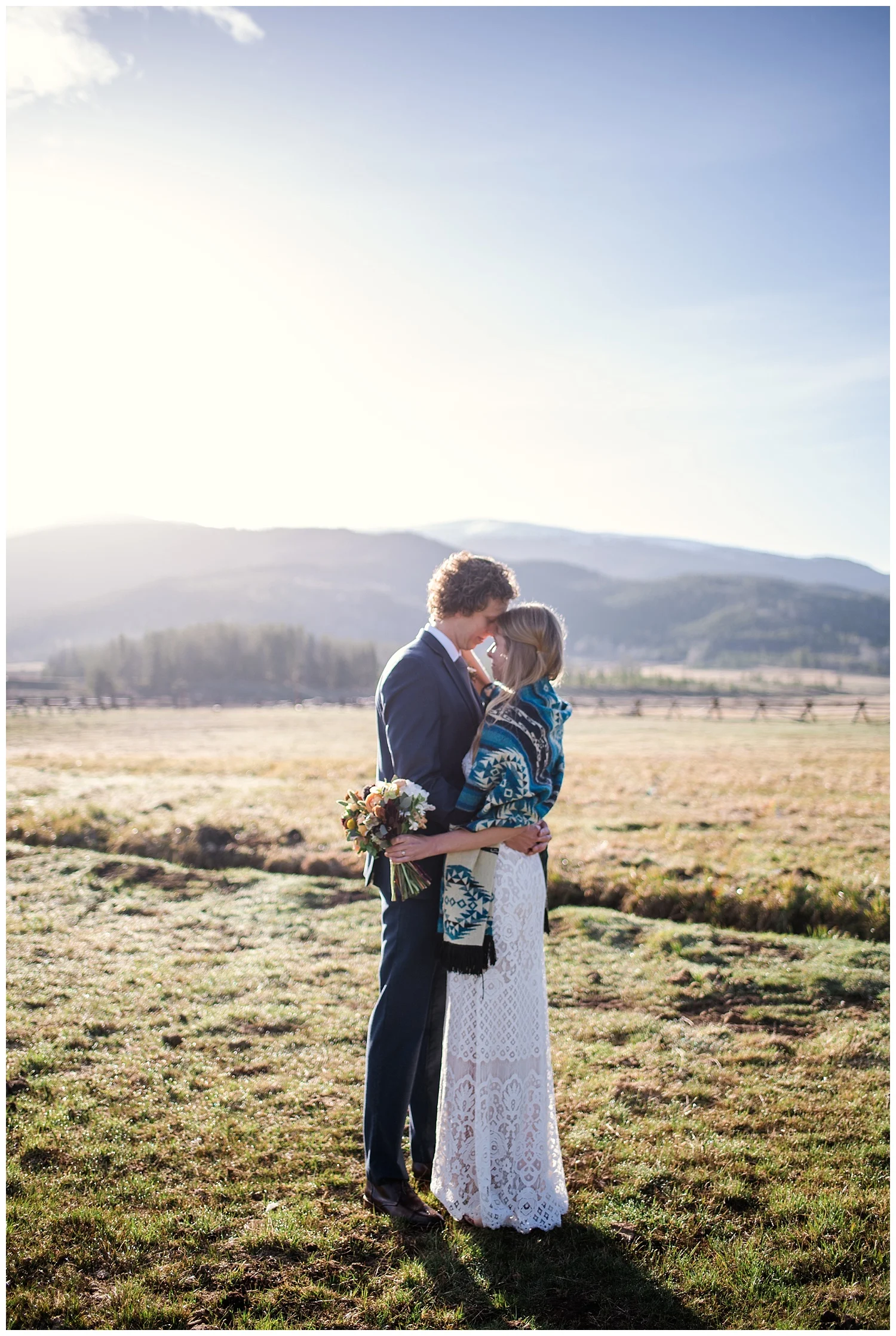 romantic bride and groom portraits in rocky mountain national park, colorado wedding photographer, denver wedding photographer, colorado elopement photographer, denver elopement photographer, rocky mountain photographer