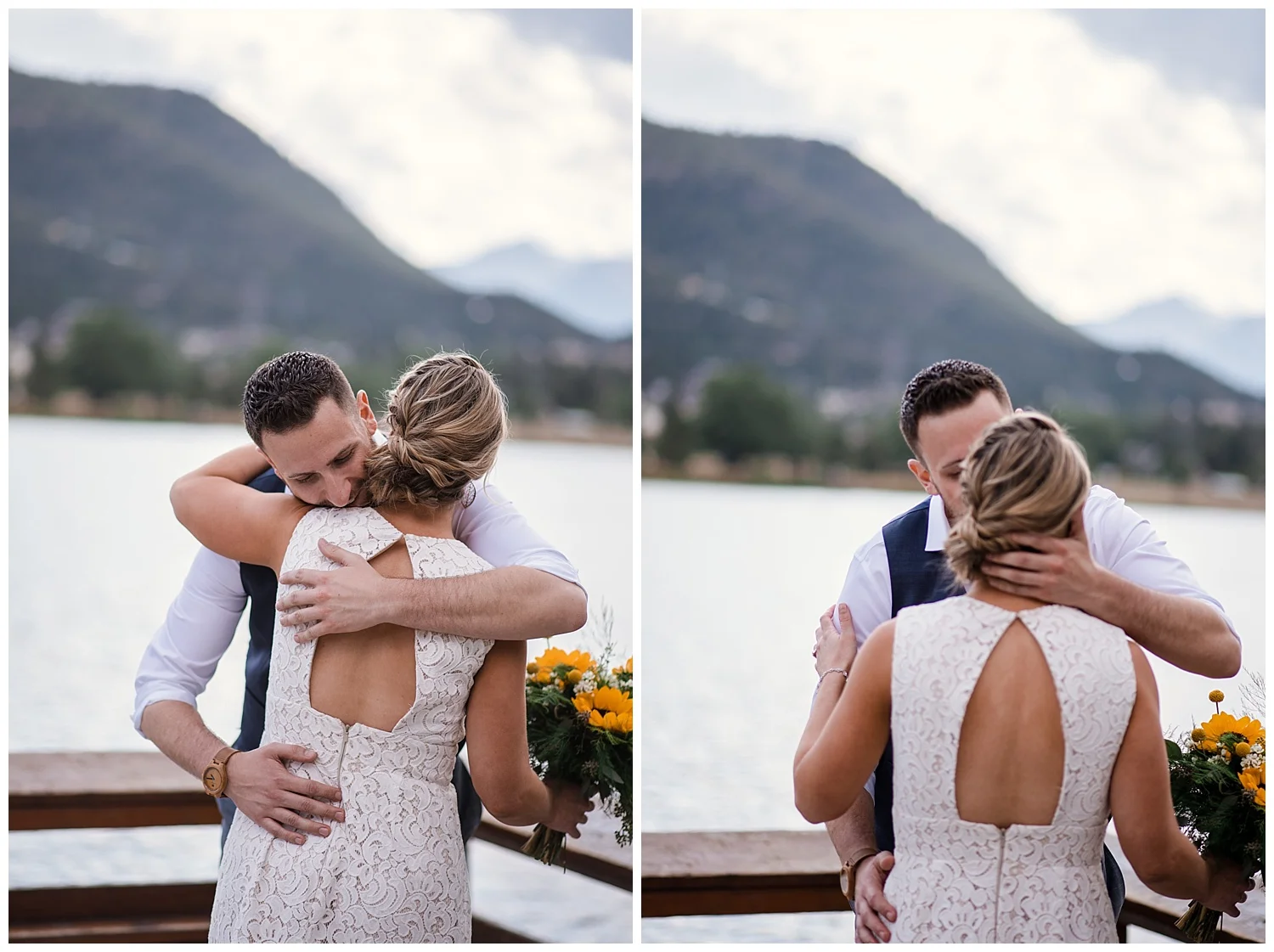 bride and groom portraits at estes park resort, rocky mountain elopement photographer, rocky mountain wedding photographer, colorado wedding photographer, Estes Park wedding photographer