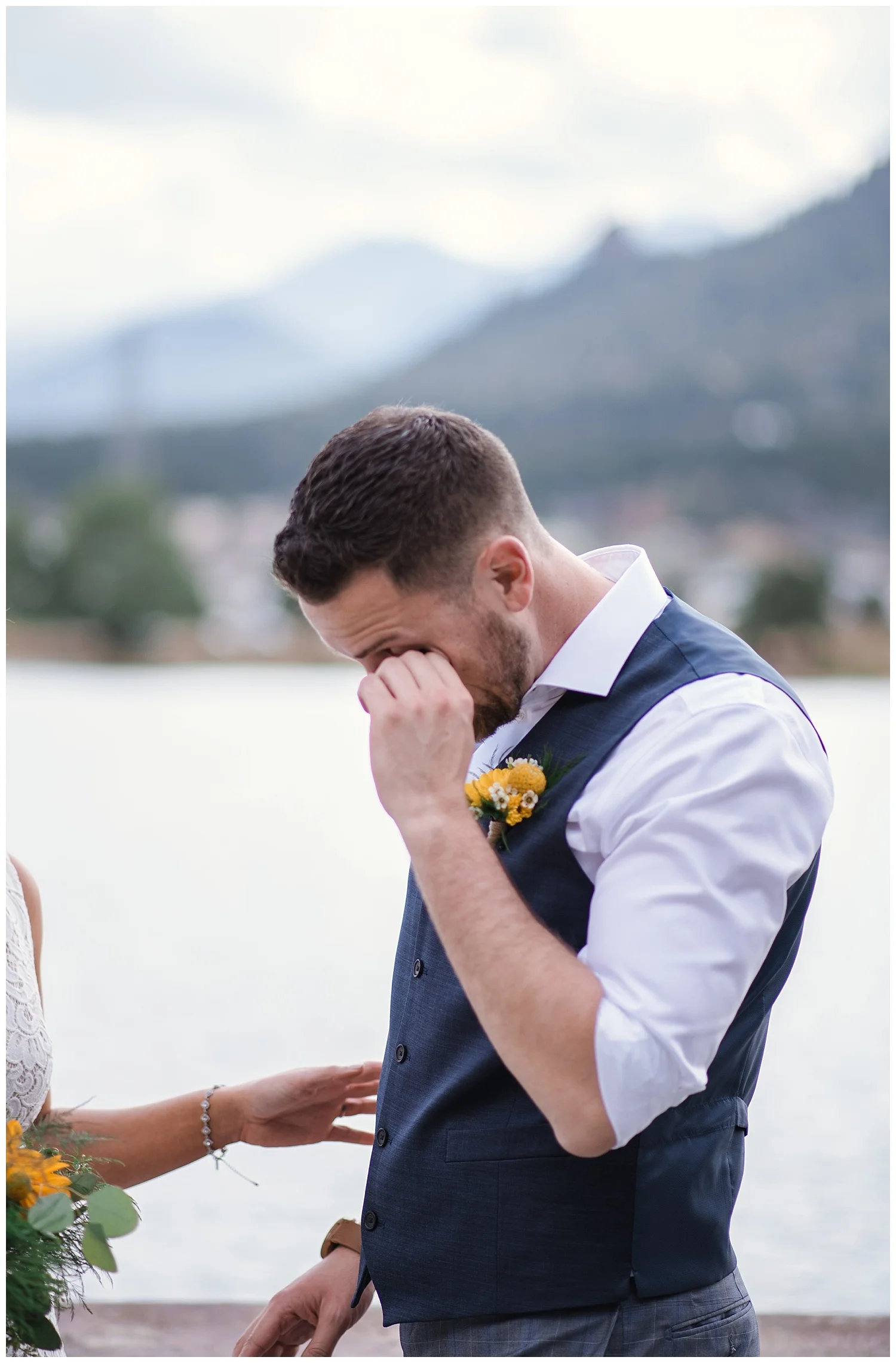 bride and groom portraits at estes park resort, rocky mountain elopement photographer, rocky mountain wedding photographer, colorado wedding photographer, Estes Park wedding photographer