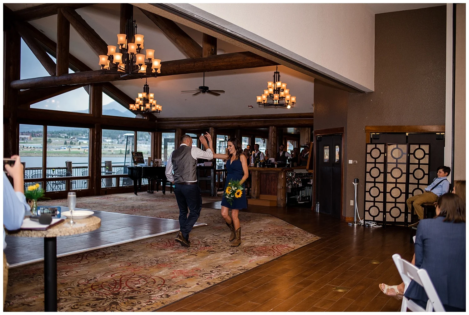 wedding reception at estes park resort, rocky mountain elopement photographer, rocky mountain wedding photographer, colorado wedding photographer, Estes Park wedding photographer