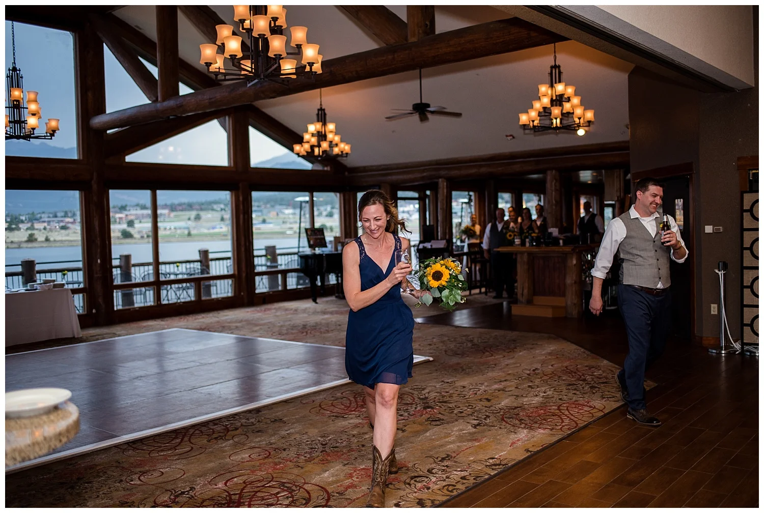 wedding reception at estes park resort, rocky mountain elopement photographer, rocky mountain wedding photographer, colorado wedding photographer, Estes Park wedding photographer