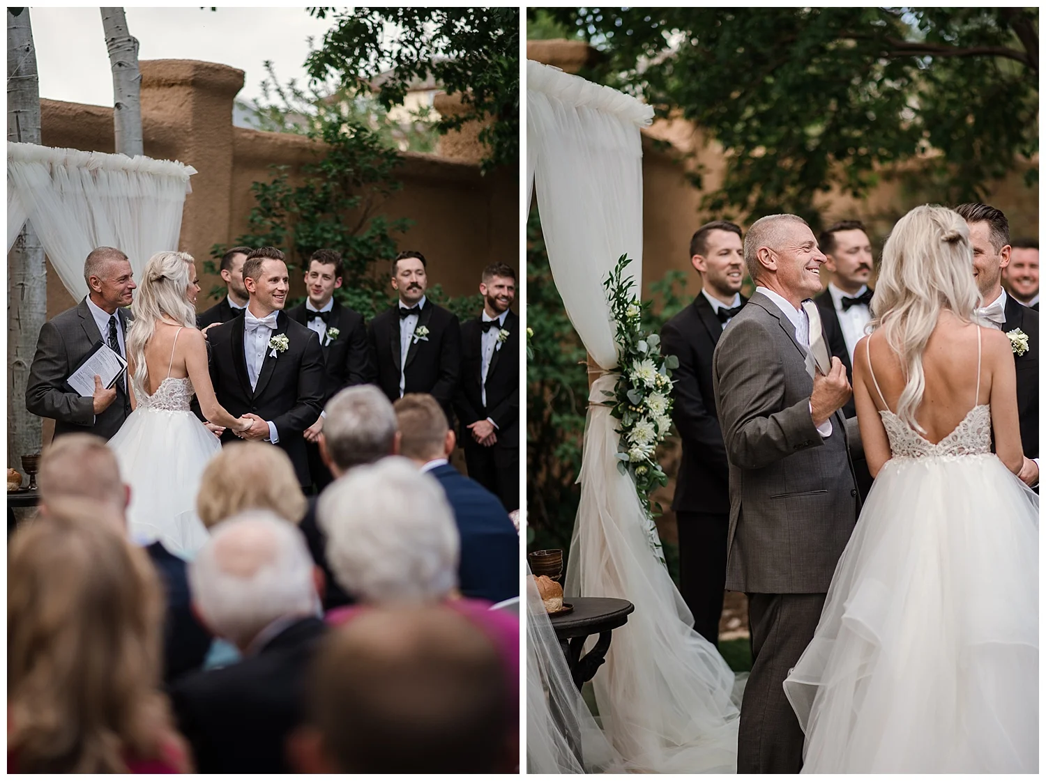 Wedding ceremony at Villa Parker, Colorado Wedding Photographer, Denver Wedding Photographer, Rocky Mountain Photographer, Downtown Denver photographer