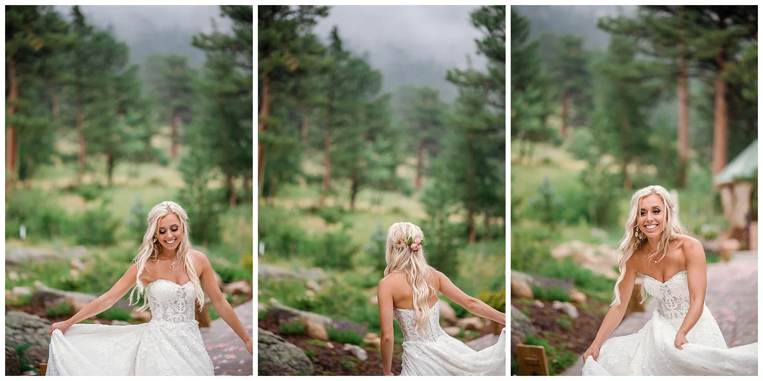 bride and groom photos in estes, Della Terra Mountain Chateau wedding, Estes park wedding, estes park wedding photographer, Colorado wedding photographer, rocky mountain wedding photographer, intimate colorado wedding photographer, small wedding photographer colorado,