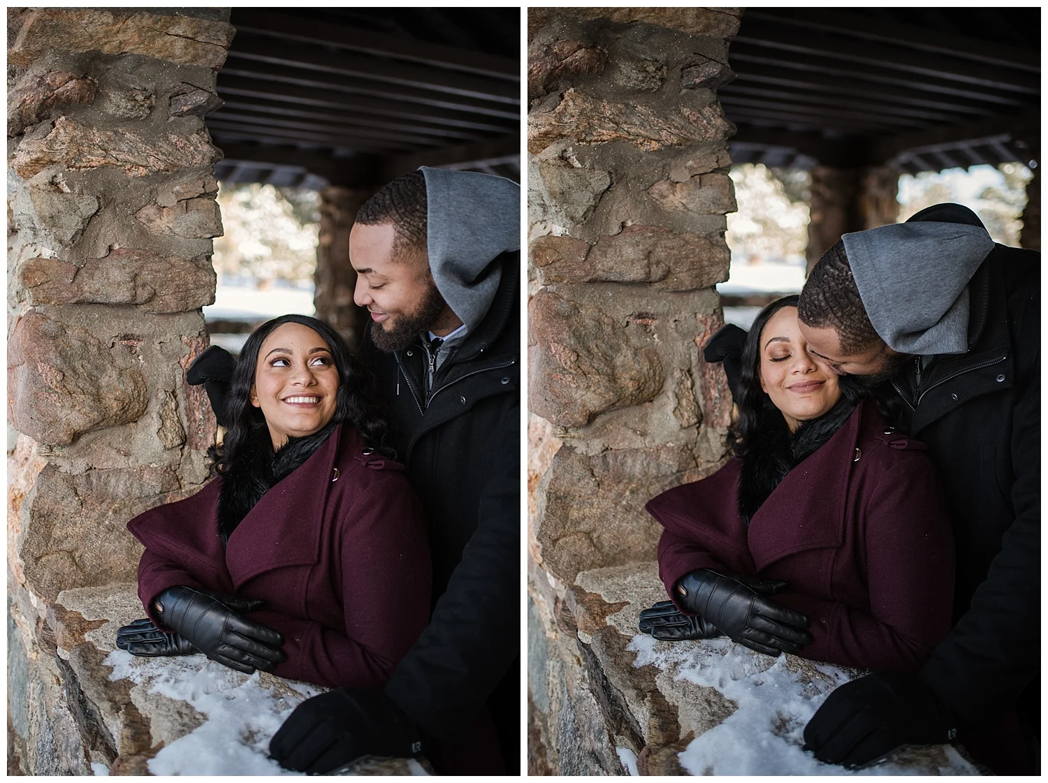 Engagement photos at Lookout Mountain, Colorado Wedding Photographer, Denver Wedding Photographer, Colorado Elopement Photographer, Rocky Mountain Wedding Photographer, Denver Engagement Photographer, Colorado Engagement Photographer, Denver Colorado Wedding Photographer, Golden colorado photographer, winter engagement photos colorado, snowy engagement photos, mountain engagement photos denver