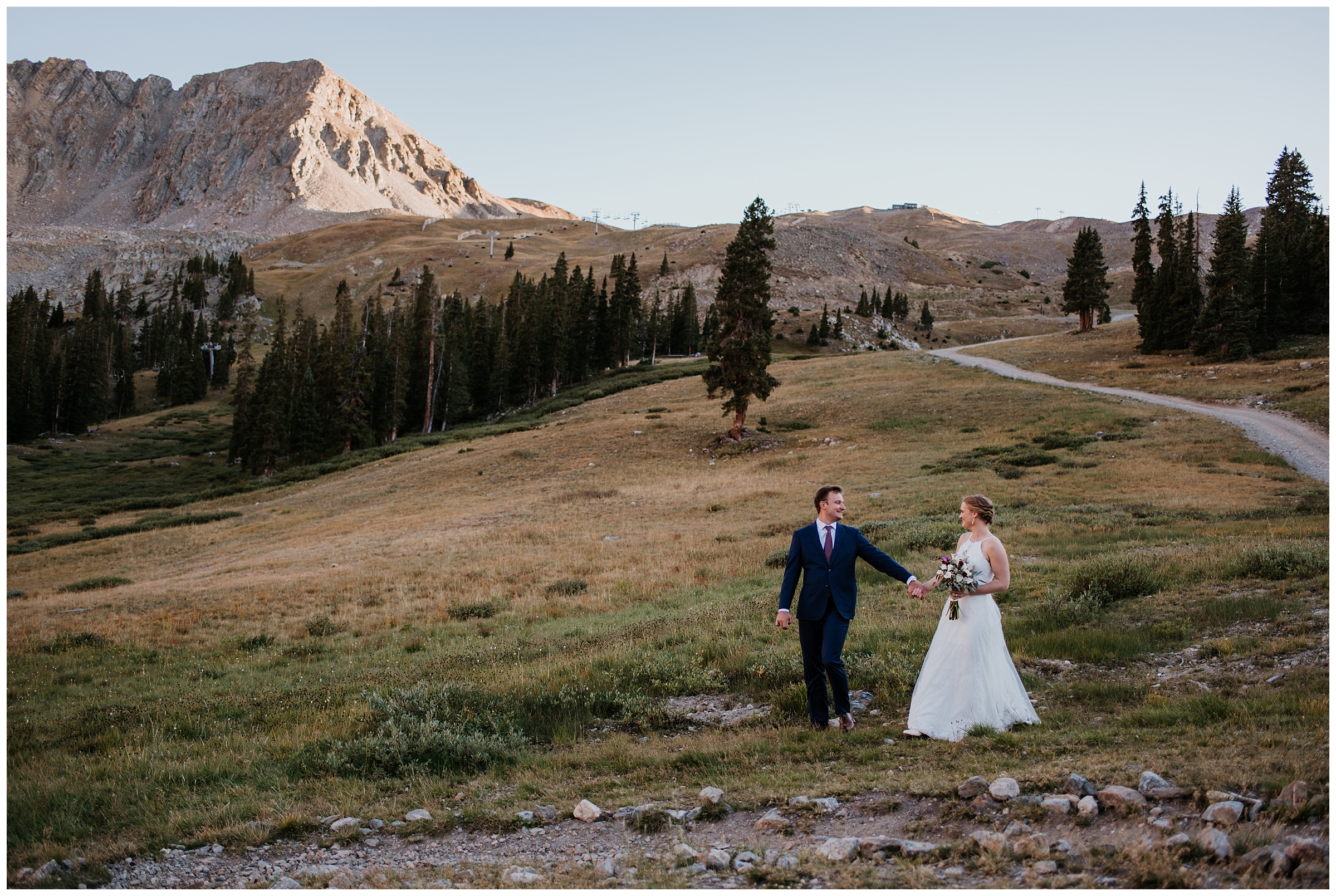 Mollie + Connor Sneak Peek | A-Basin Wedding | Colorado Wedding Photographer