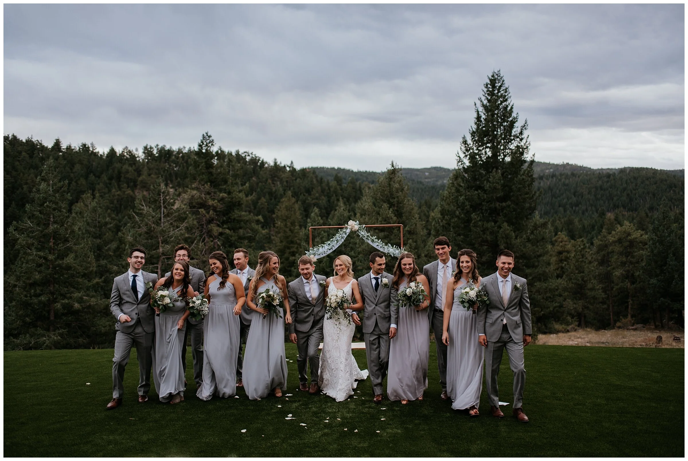 woodlands colorado wedding, bridal party photos, Colorado Wedding Photographer, Denver Wedding Photographer, Denver Colorado Wedding Photographer, Colorado Engagement Photographer, Small Colorado Wedding Photographer, Colorado Elopement Photographer, denver wedding photographer and videographer, Colorado wedding videographer, Denver wedding videographer, denver wedding venues, barn wedding venue