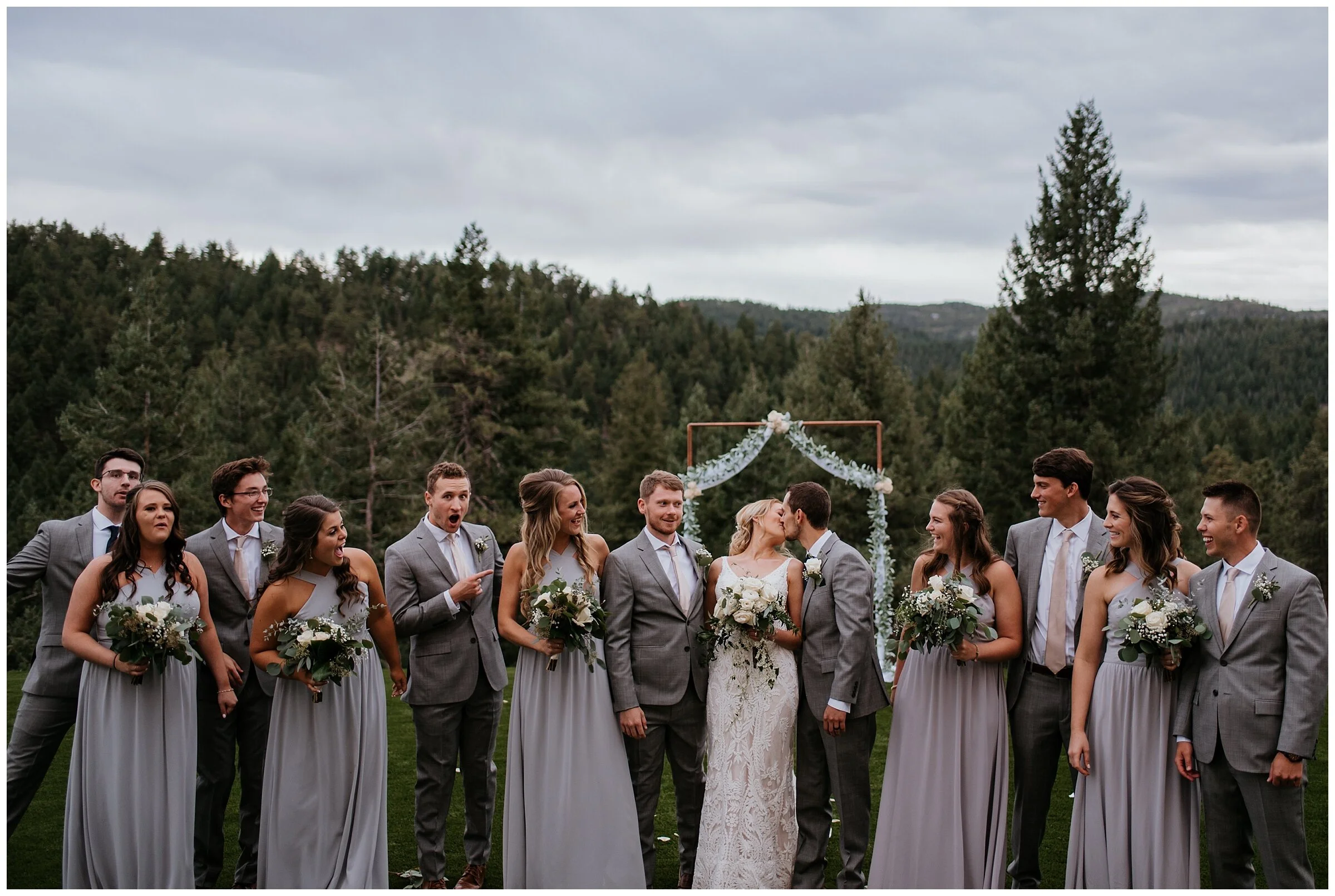 woodlands colorado wedding, bridal party photos, Colorado Wedding Photographer, Denver Wedding Photographer, Denver Colorado Wedding Photographer, Colorado Engagement Photographer, Small Colorado Wedding Photographer, Colorado Elopement Photographer, denver wedding photographer and videographer, Colorado wedding videographer, Denver wedding videographer, denver wedding venues, barn wedding venue