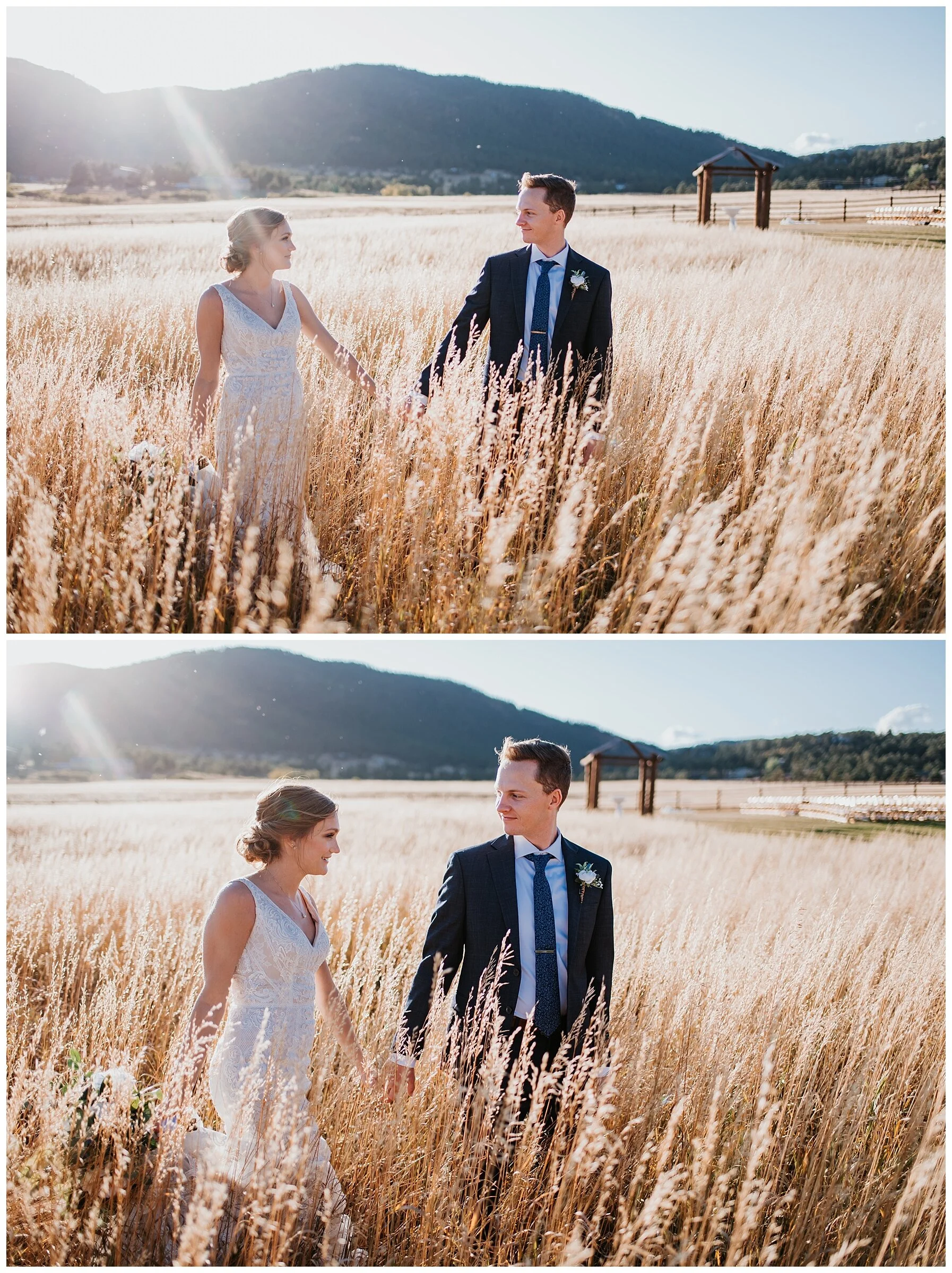 bride and groom at spruce mountain ranch, spruce mountain ranch wedding, denver wedding photographer, colorado wedding photographer, Colorado Engagement Photographer, Denver wedding videographer, Colorado wedding videographer, denver wedding photogr…
