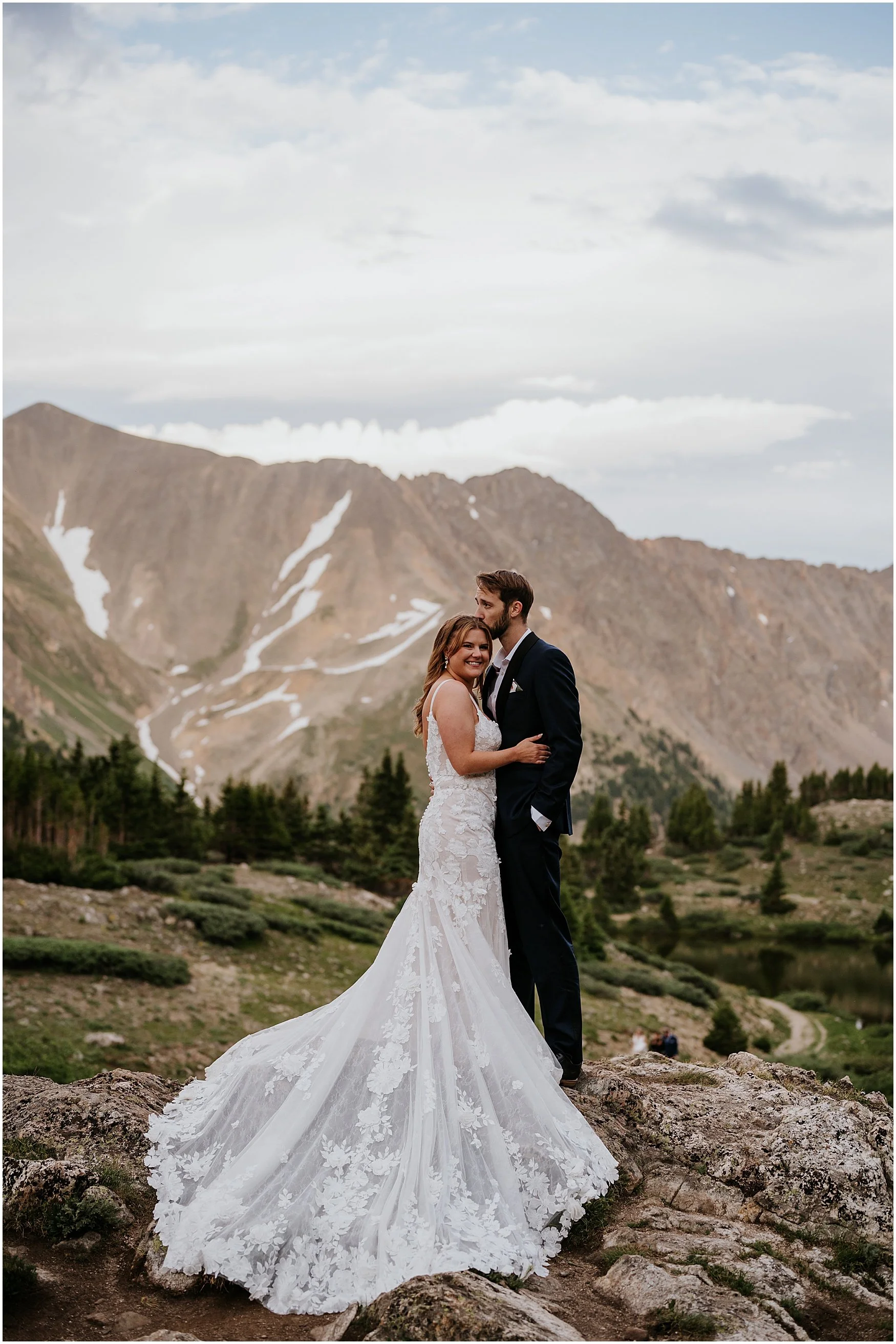 Rain, Rainbows, and Alpine Lakes | Sneak Peek: Jessi + Kyler Loveland Pass Elopement | Colorado Elopement Photographer and Videographer