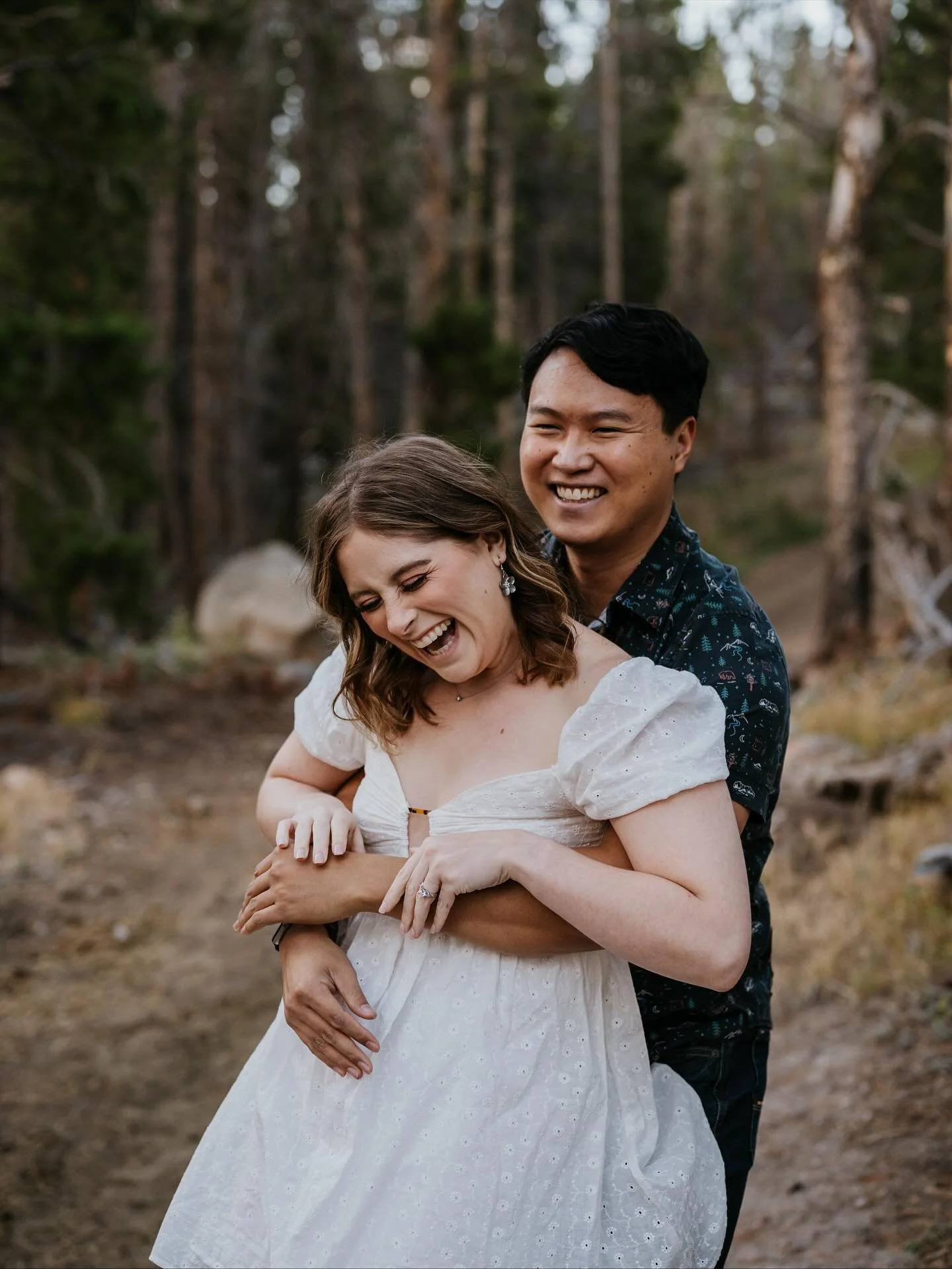 Wandering the woods with Heli &amp; Lauren for their engagement was truly magical 🌟✨I cannot wait for their wedding next year!

#ColoradoEngagementPhotographer #EngagedInColorado #ColoradoCouples #EngagementSession #FilmEngagementPhotography #Digita