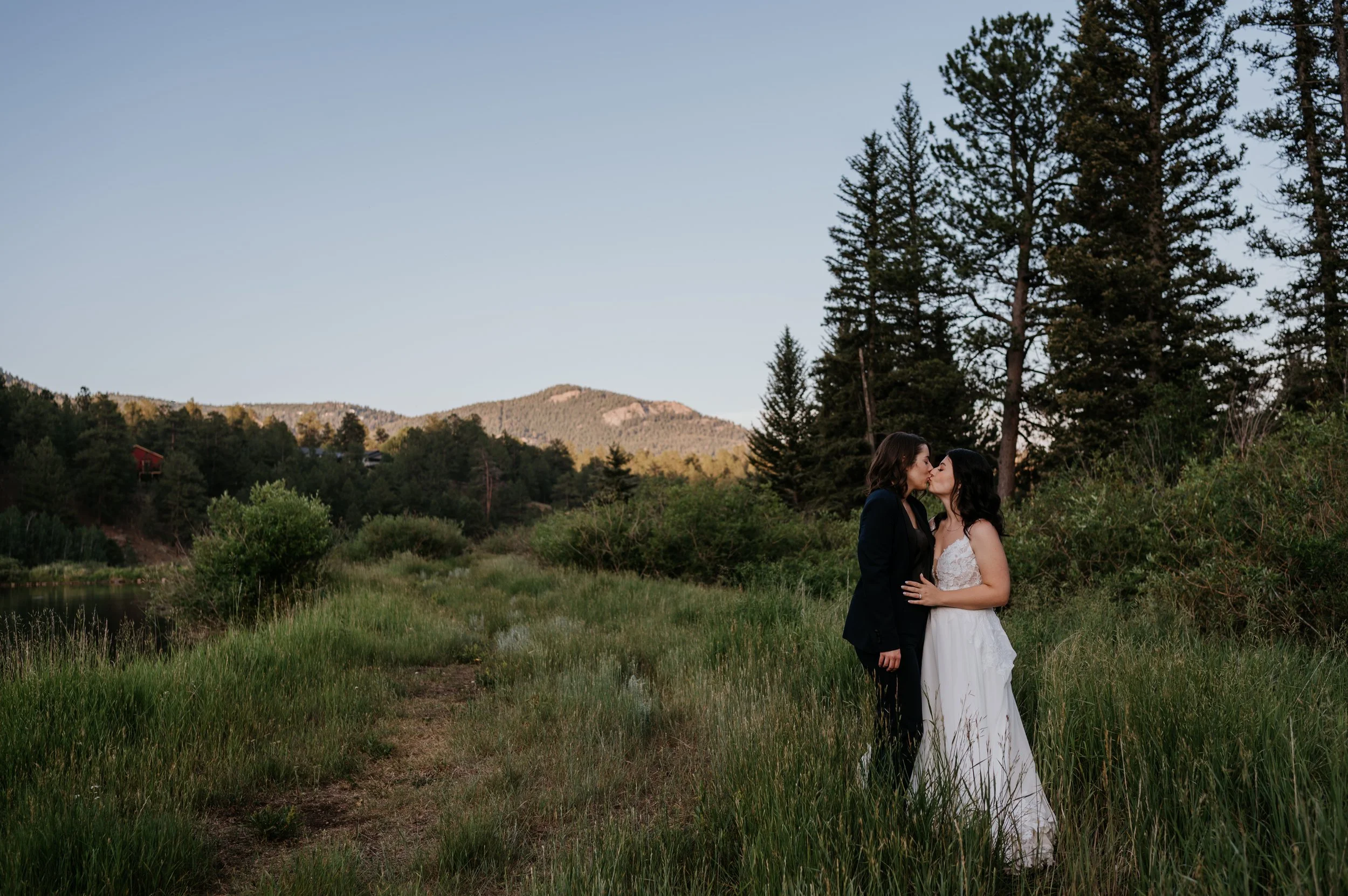 Brittany + Charli | Wedgewood Weddings Mountain View Ranch Wedding | Colorado Wedding Photographer