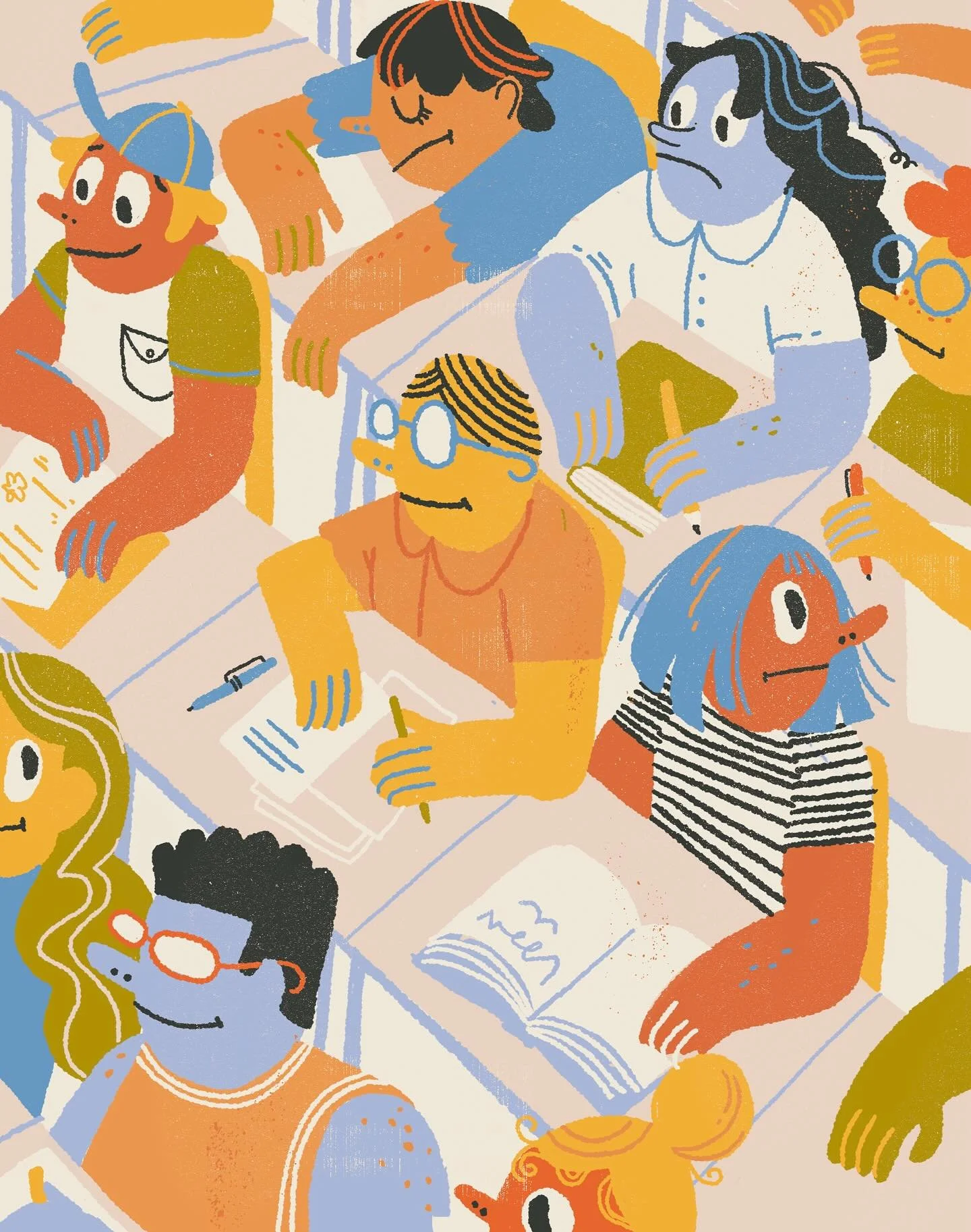 Did these illos for @quebecsciencemag last summer and never shared them but I still think they&rsquo;re cute👽 
AD: @daniellesayer