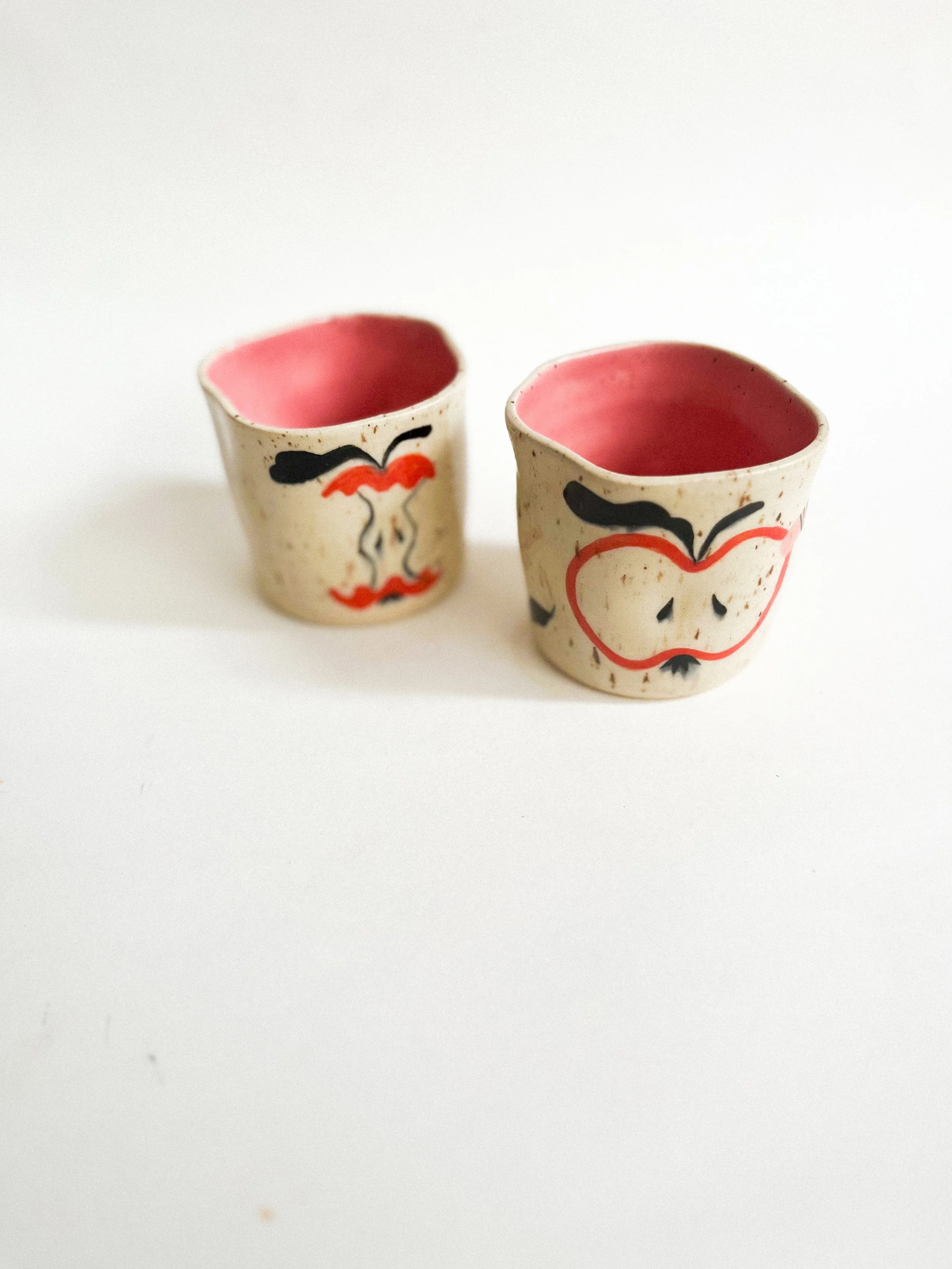 Worm Dinner Cup Set (Speckled)