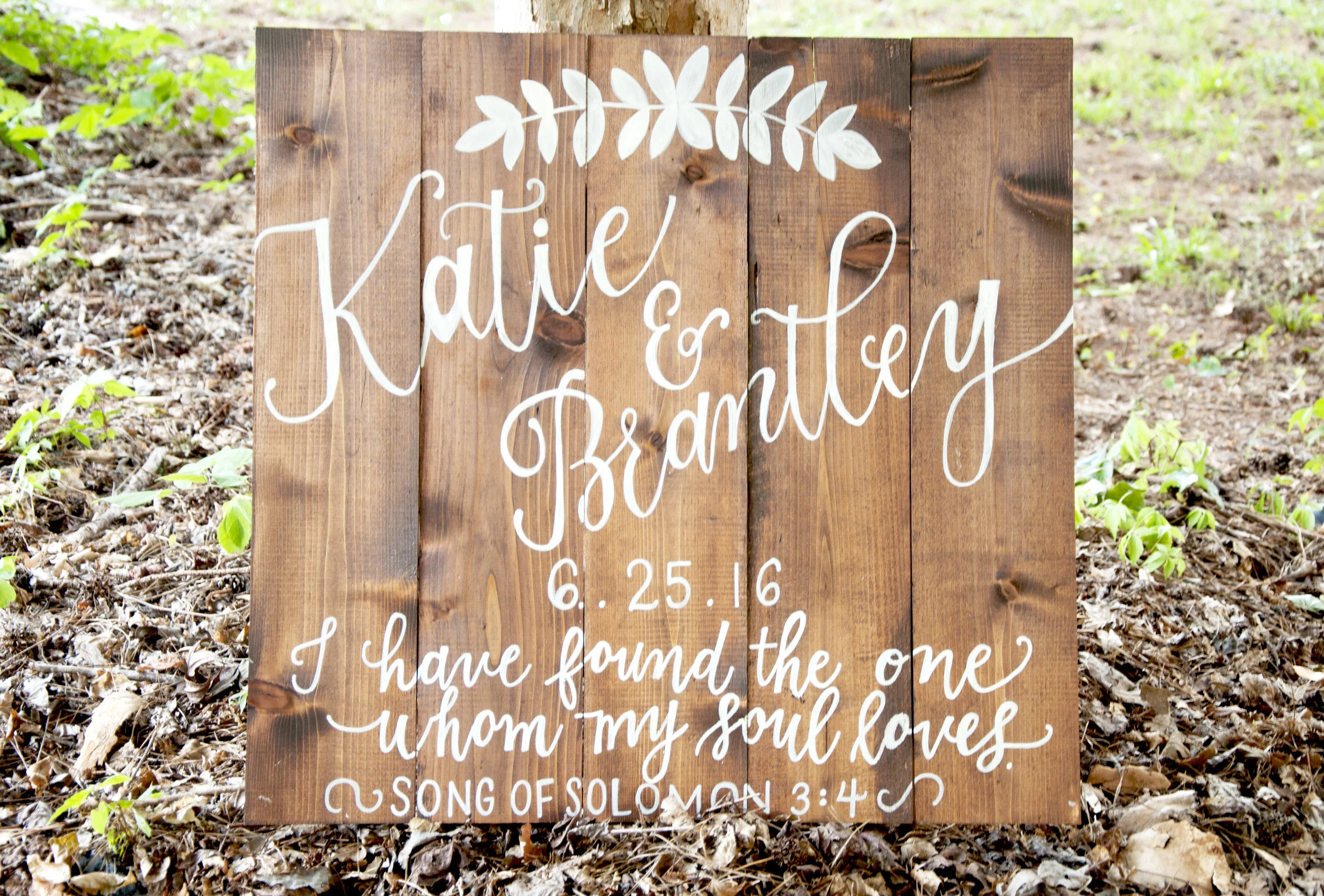 Reception sign