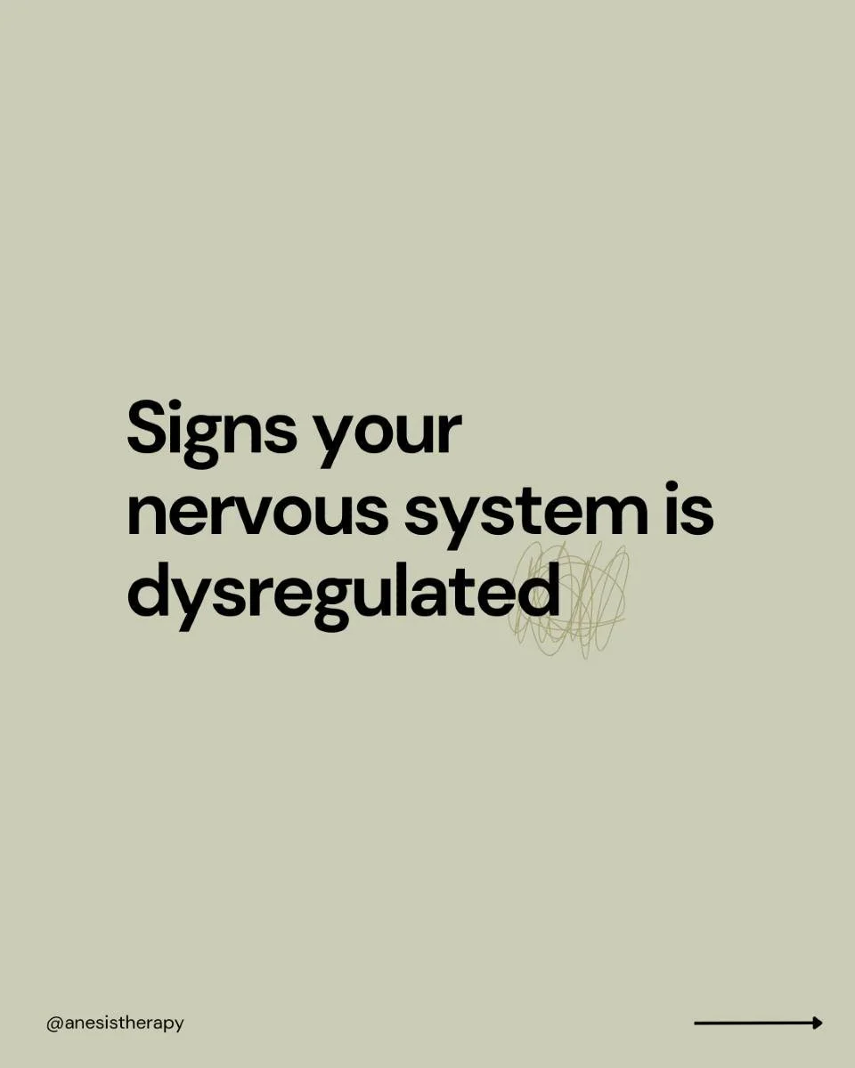 Your nervous system is constantly working to keep you safe, but sometimes it gets stuck in survival mode even when you're not in danger.

This is called dysregulation, and it's more common than you might think.

Understanding these signs can help you