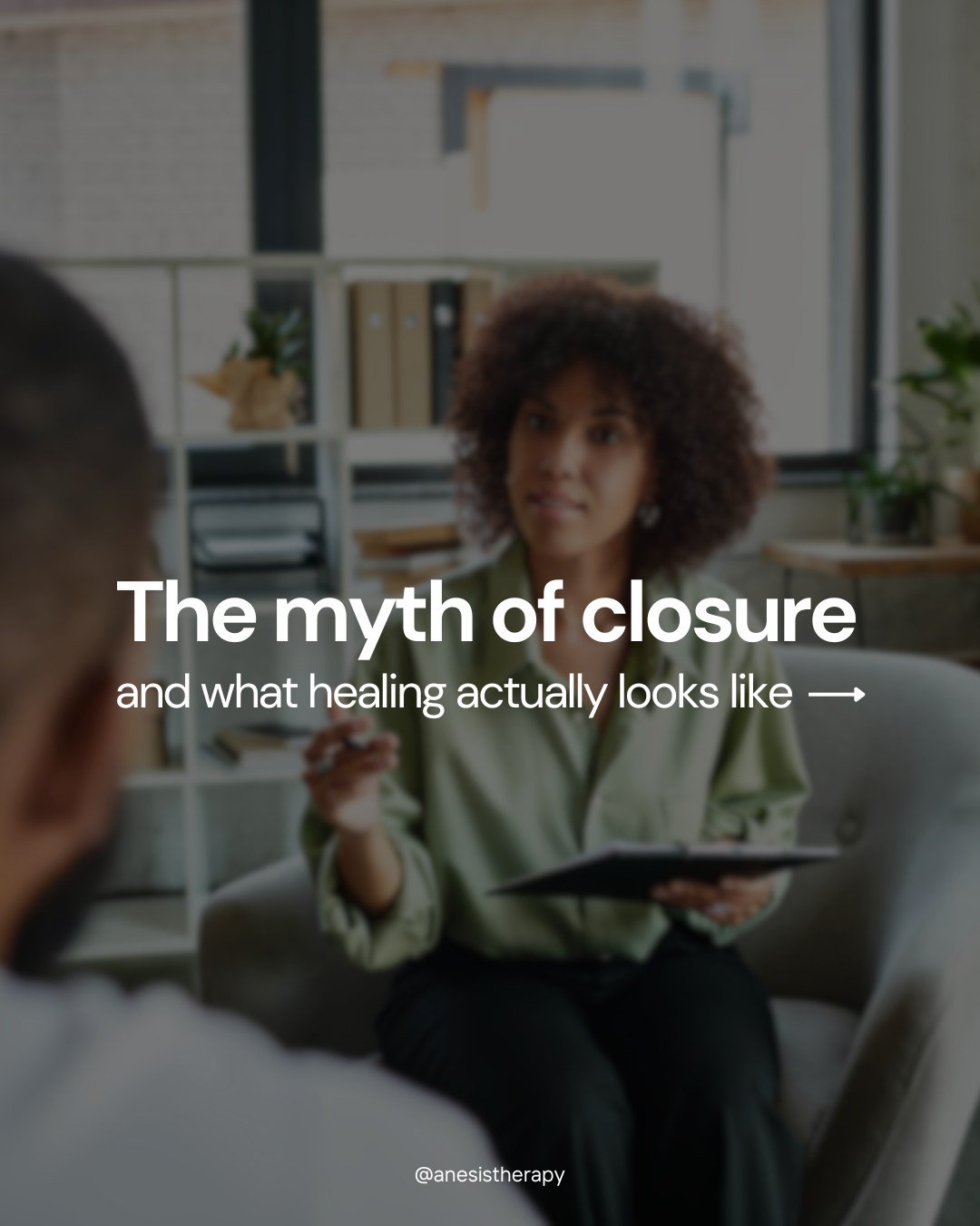 We're sold this idea that healing comes with an end all, be all moment of “closure”—a conversation that makes everything clear, an apology that fixes the hurt, or a breakthrough that resolves all pain. But unfortunately, that's not