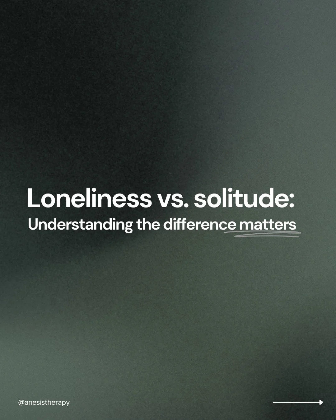 There's a profound difference between feeling lonely and choosing solitude, though our culture often treats being alone as something to fix or fear.
Loneliness is about disconnection—from others, from yourself, from meaning. It can happen anyw