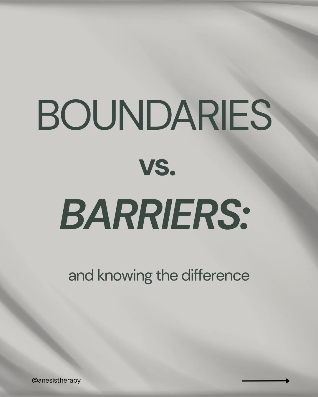 Learning to set boundaries is crucial for mental health, but there's an important distinction between boundaries that protect your wellbeing and barriers that protect you from connection itself.

Boundaries are like a fence with a gate&mdash;they def