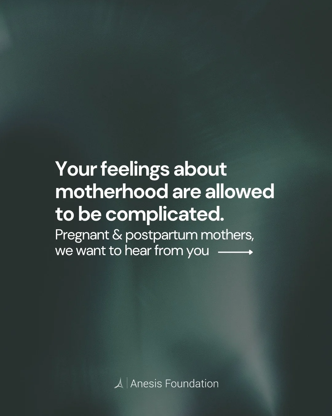 The Anesis Foundation believes that when mothers get to speak honestly about their experiences, it can move systems.

Join us for a community conversation where your voice contributes to something larger.

Motherhood Community Conversations | June 29