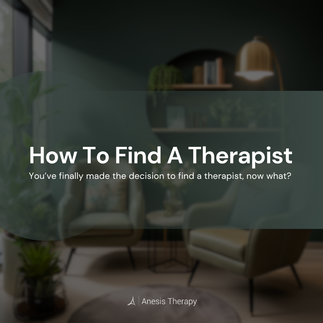 How to Find a Therapist