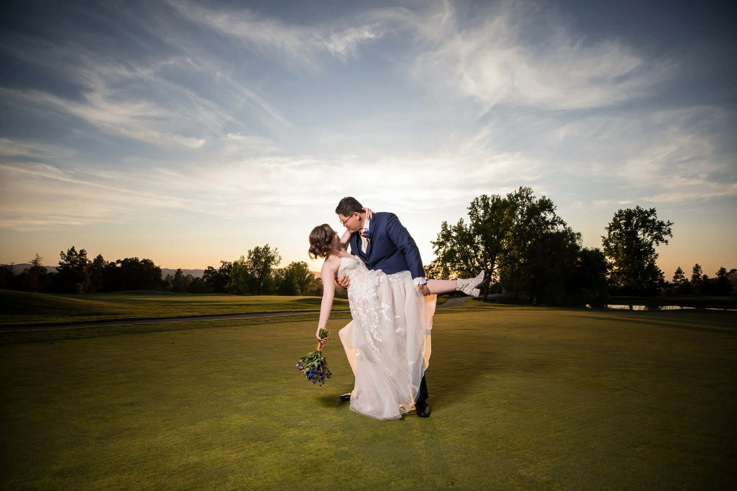 Erin &amp; Weichen Wedding - Boundary Oak Golf Course