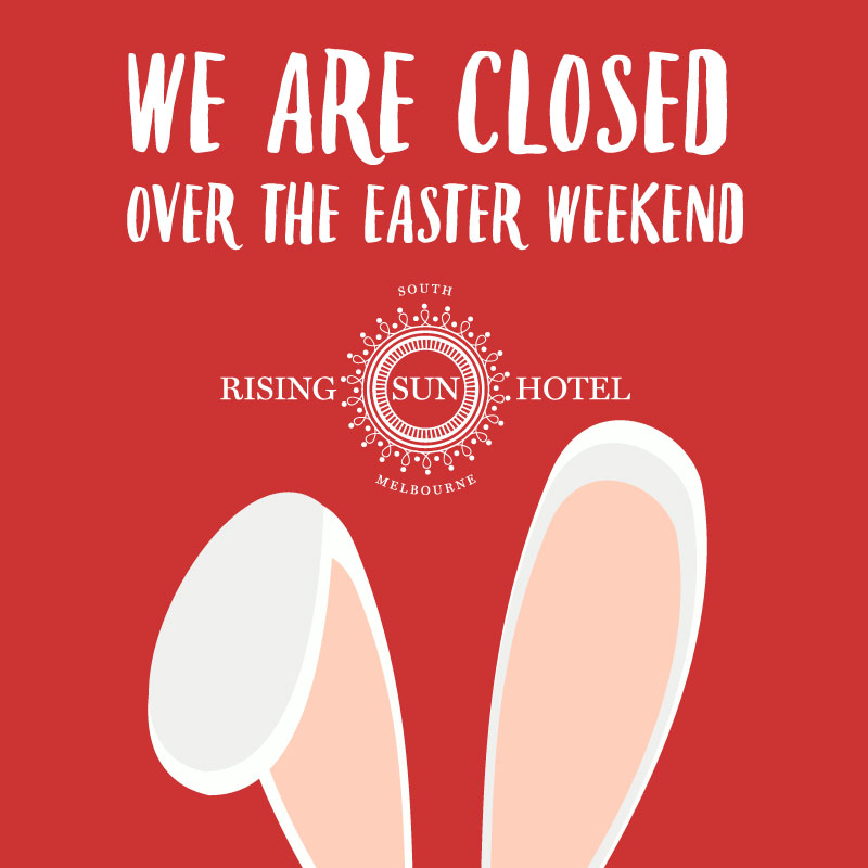 We are closed