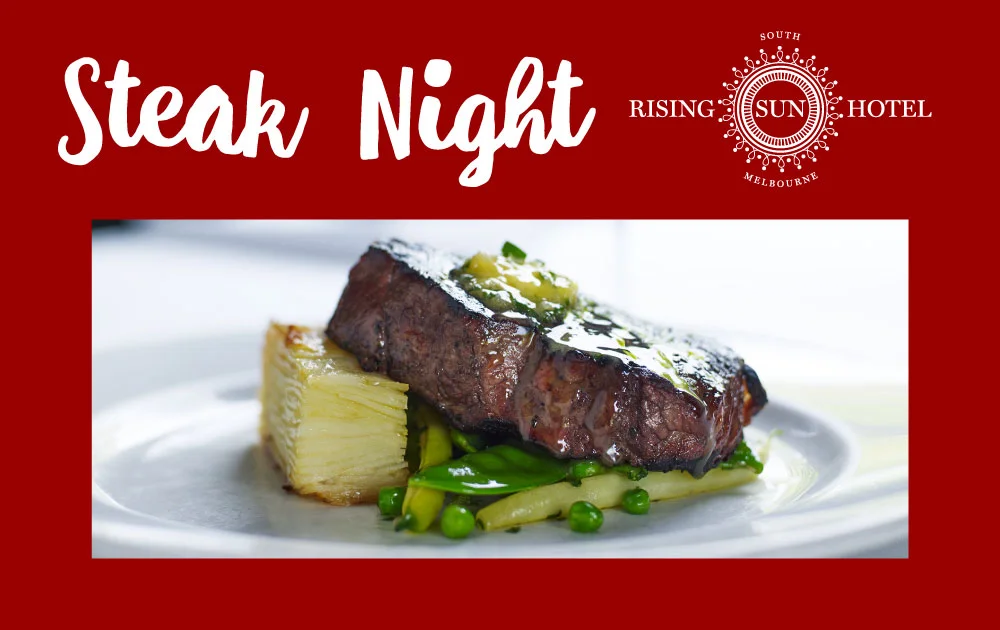 Steak Night is Wednesday Night!