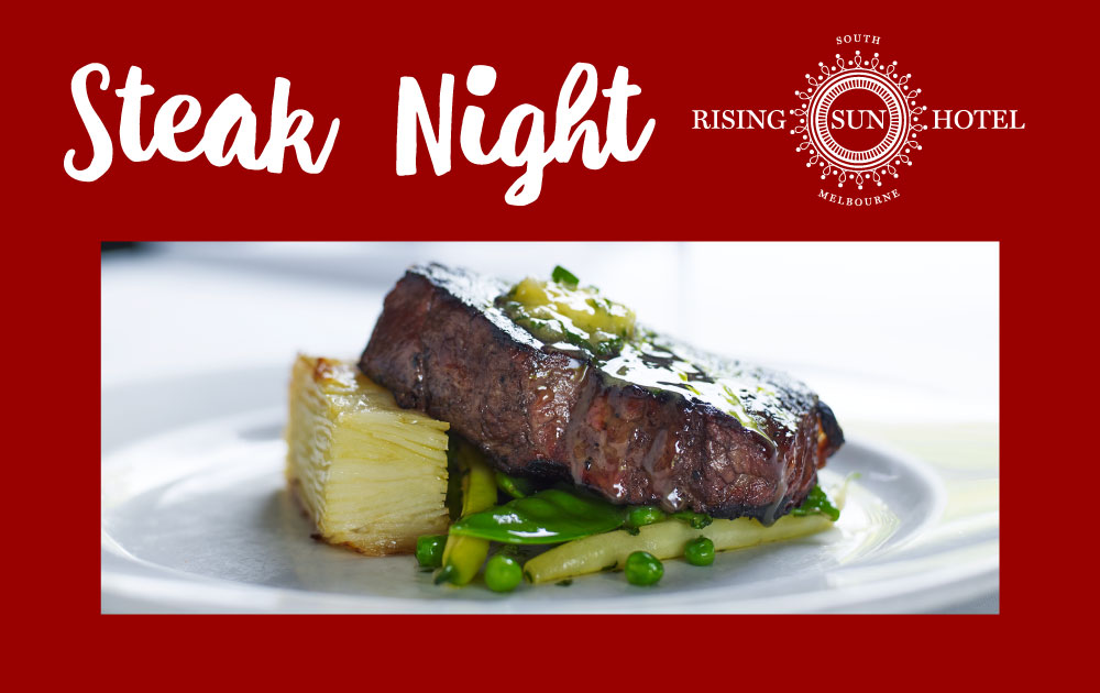 Steak Night is Wednesday Night!