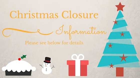 Christmas Closure