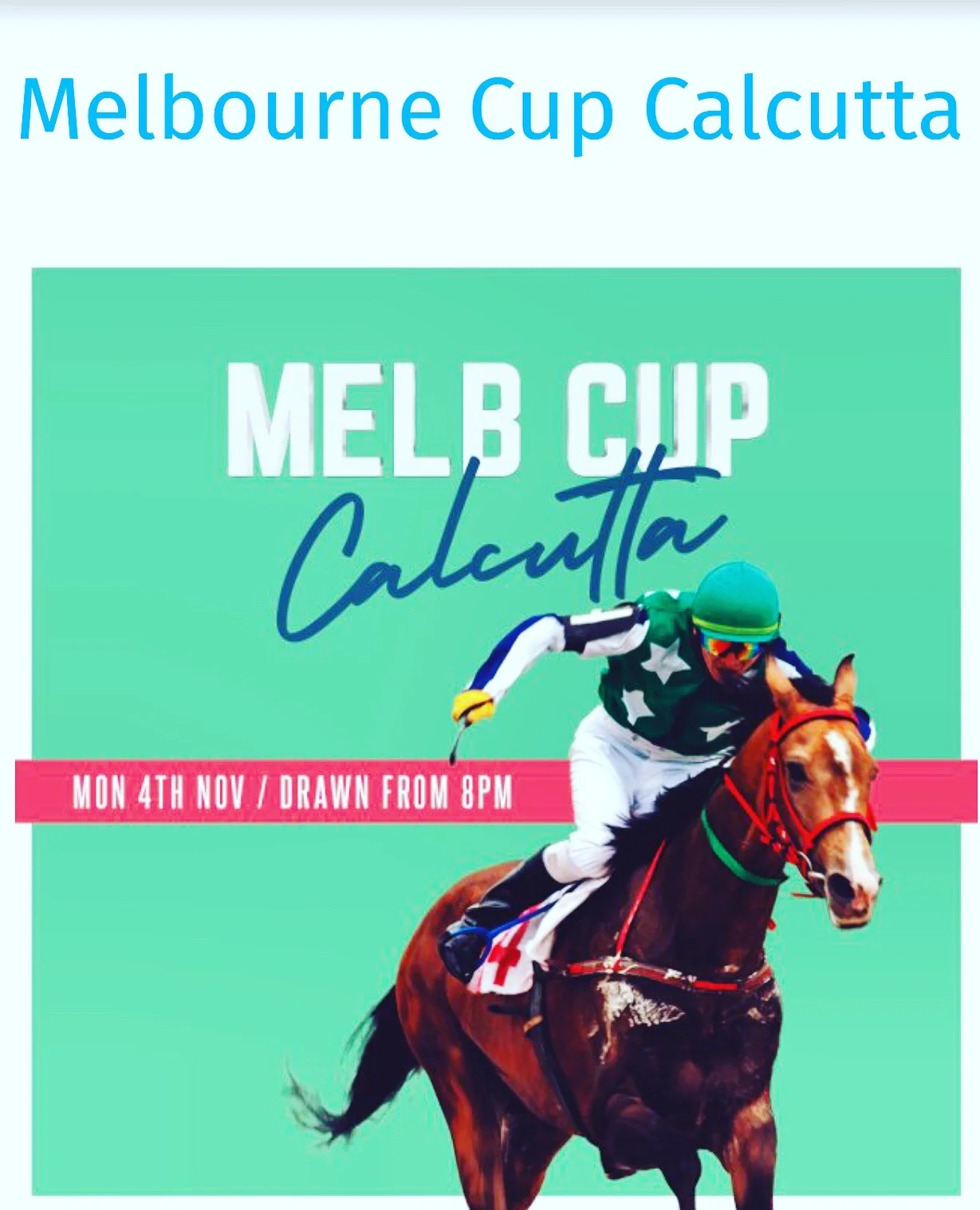 Melbourne Cup Eve Calcutta
