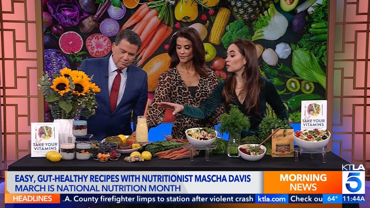 KTLA5: Mascha Davis shares healthy tips and recipes for National Nutrition Month