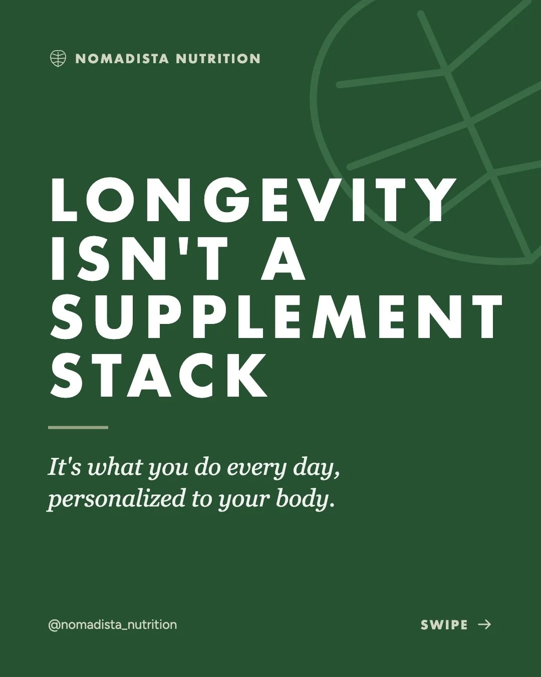 If your longevity routine has more pills than meals, read this. 🌿

Longevity is everywhere right now, but the real science is far less flashy than the marketing. What actually moves the needle? Protein matched to your needs, fiber, steady blood suga