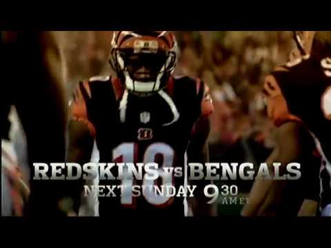 October 2016 - Promo for Redskins-Bengals Game from London