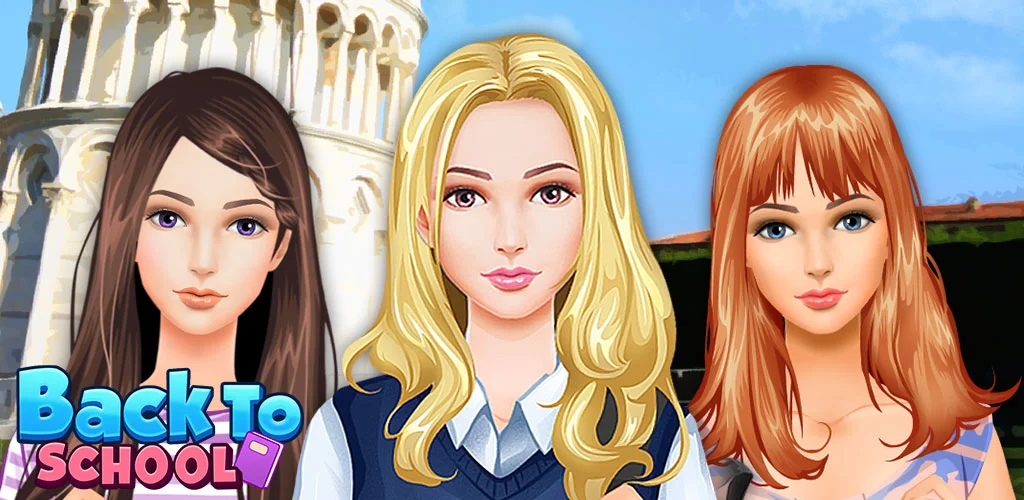 Salon - Back to school Oh no, school is back! But no need to worry because this brand new salon game can make your school experience absolutely fantastic and fun!