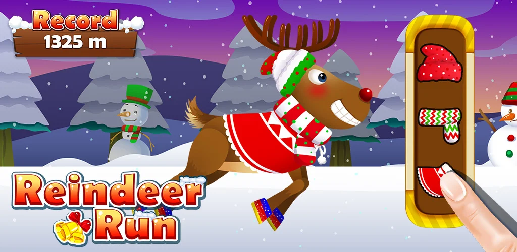 My Santa's Reindeer Fun Run Jump, run and play! See how far you can sprint in this fun winter time challenge for kids.