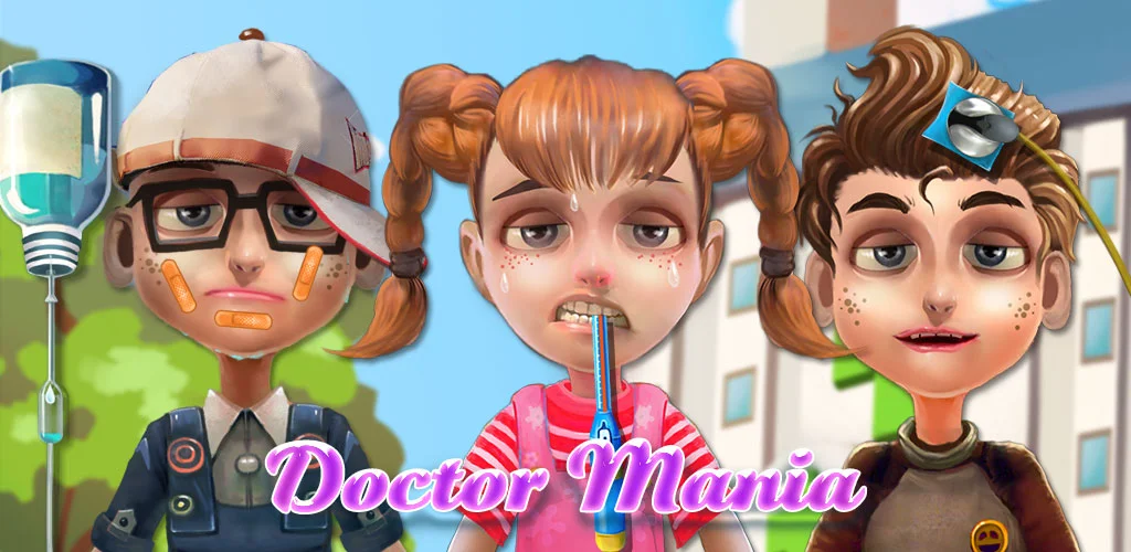 Dentist Games - Baby Doctor 3 Games in 1 APP!! Be an EYE Doctor! Be the NOSE Doctor! Be a CRAZY Dentist!