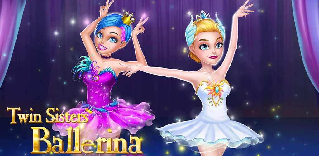 Twin Sisters Ballerina: Dance, Ballet, Dress up Hi, my ballerina girls! Let's have a makeover and show your best ballet dance!