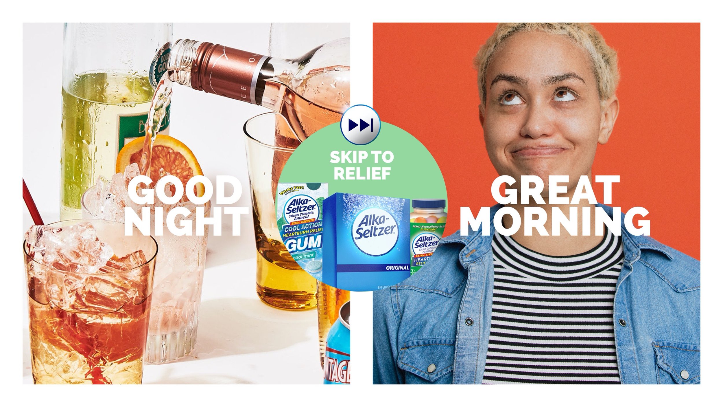 Alka-Seltzer Commerce Campaign