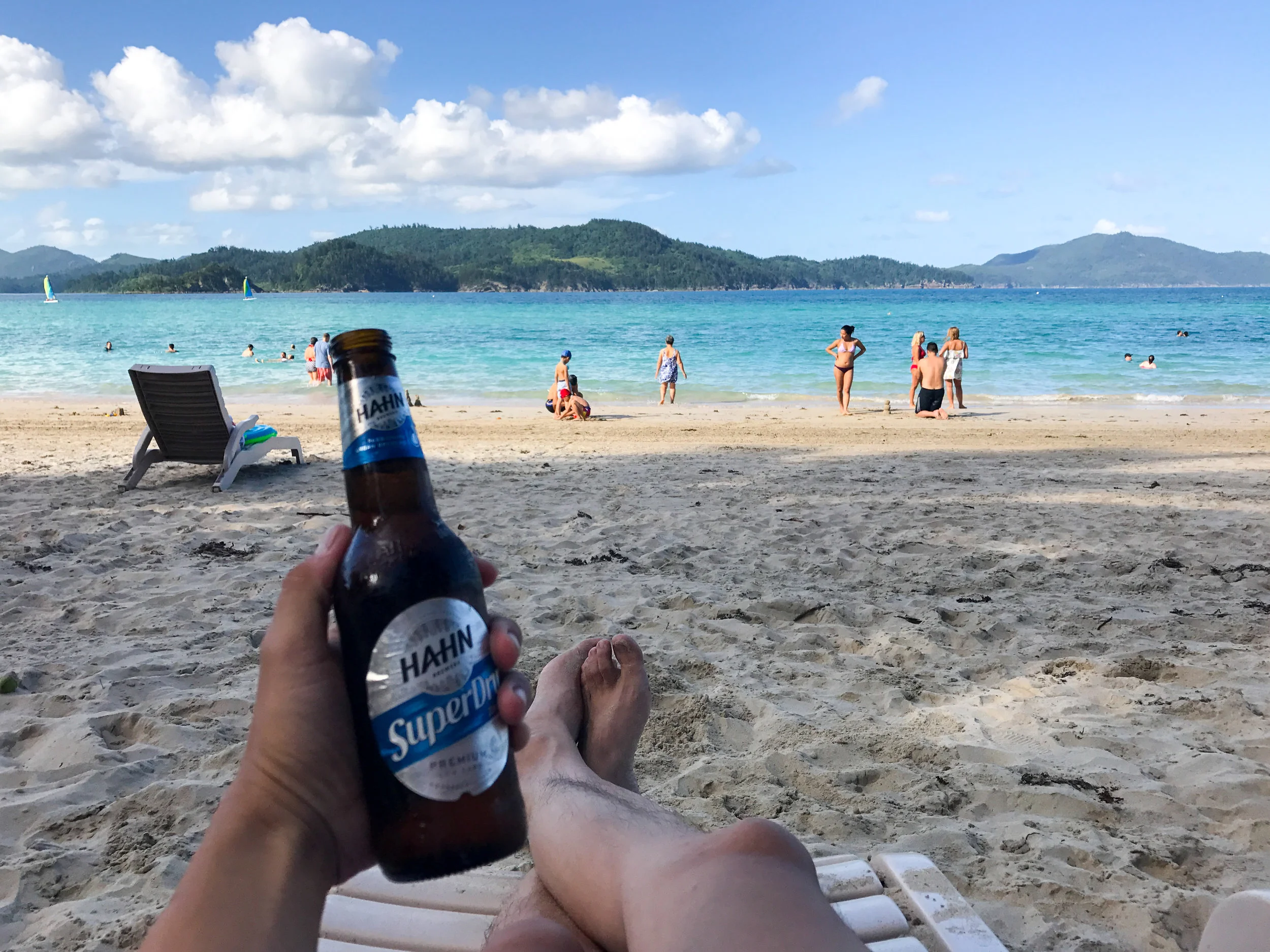 No craft beer, but look at the view tho...