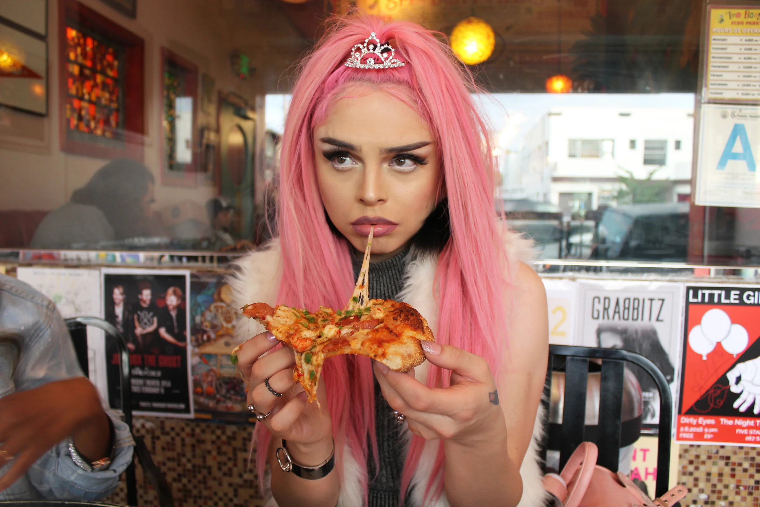 There was seafood on this pizza. This is just a small sample of nirvana.